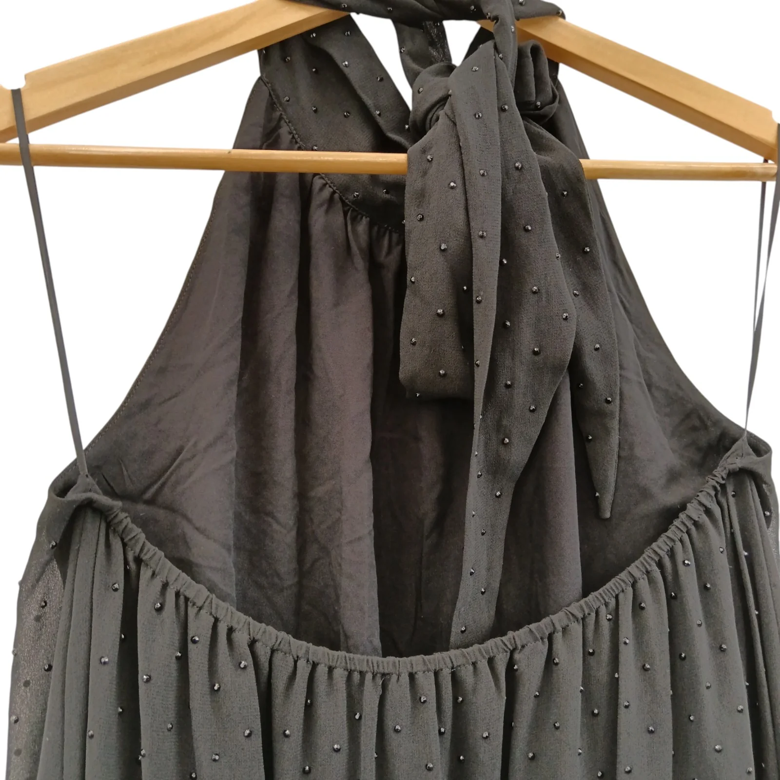 Bruuns Bazaar Black Dress UK 40 Womenswear | Pre-loved - Image 4