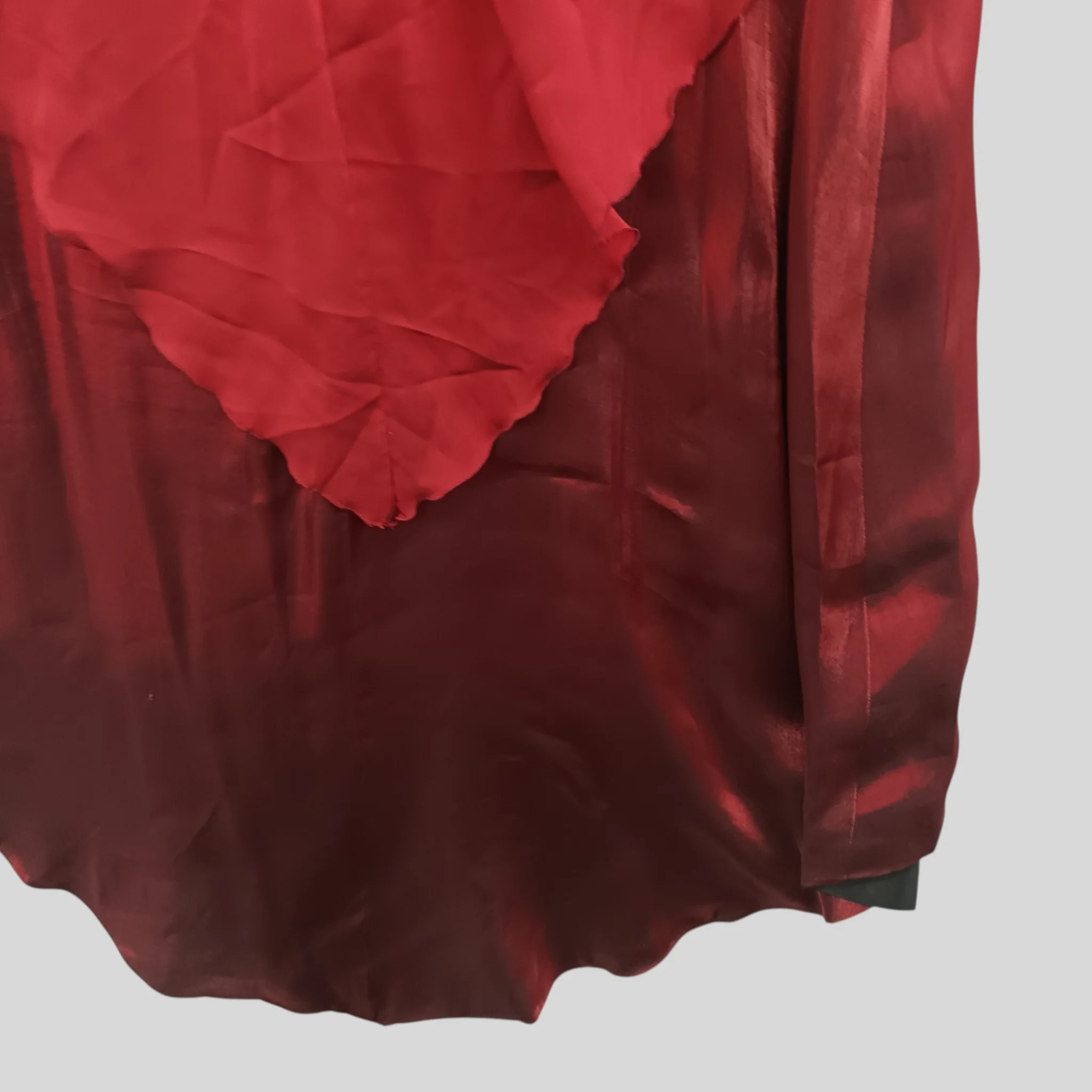 Burgundy Wedding Outfit Top Jacket Skirt and Shawl UK Small Womenswear | Pre-loved - Image 4