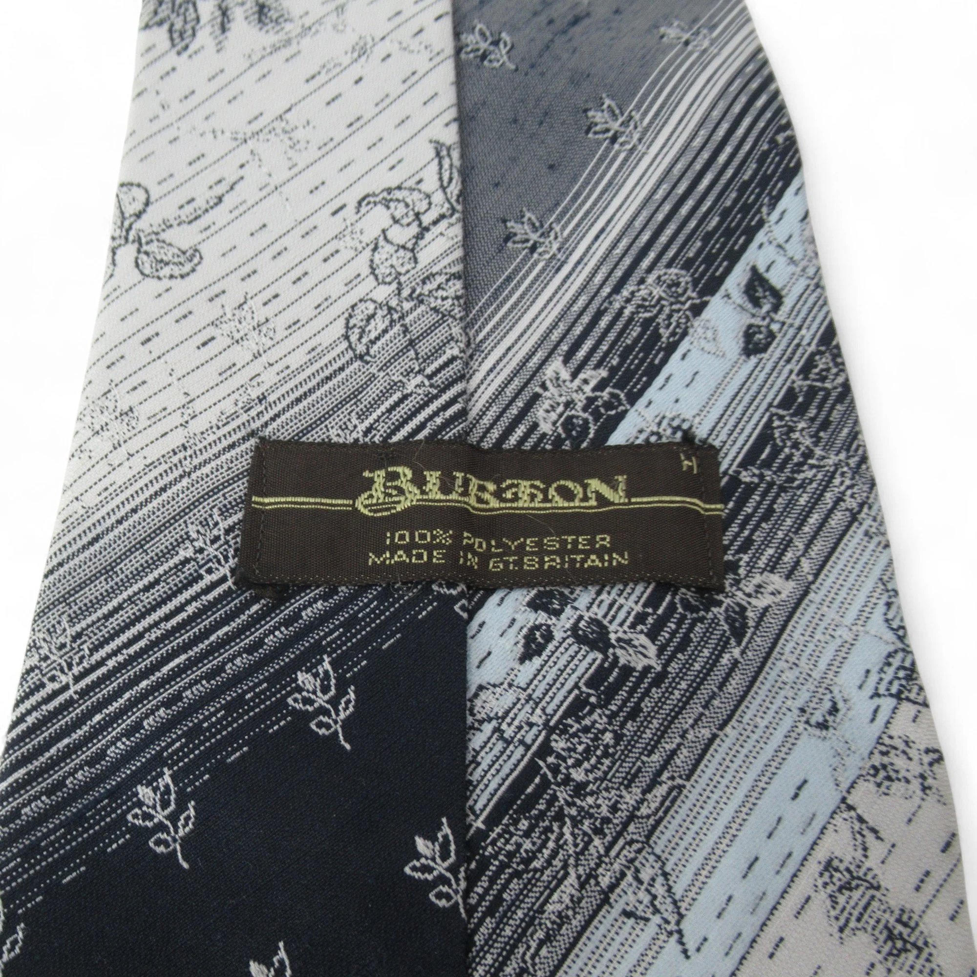 Burton Vintage Multicoloured Tie Polyester Menswear | Preloved - Image 3