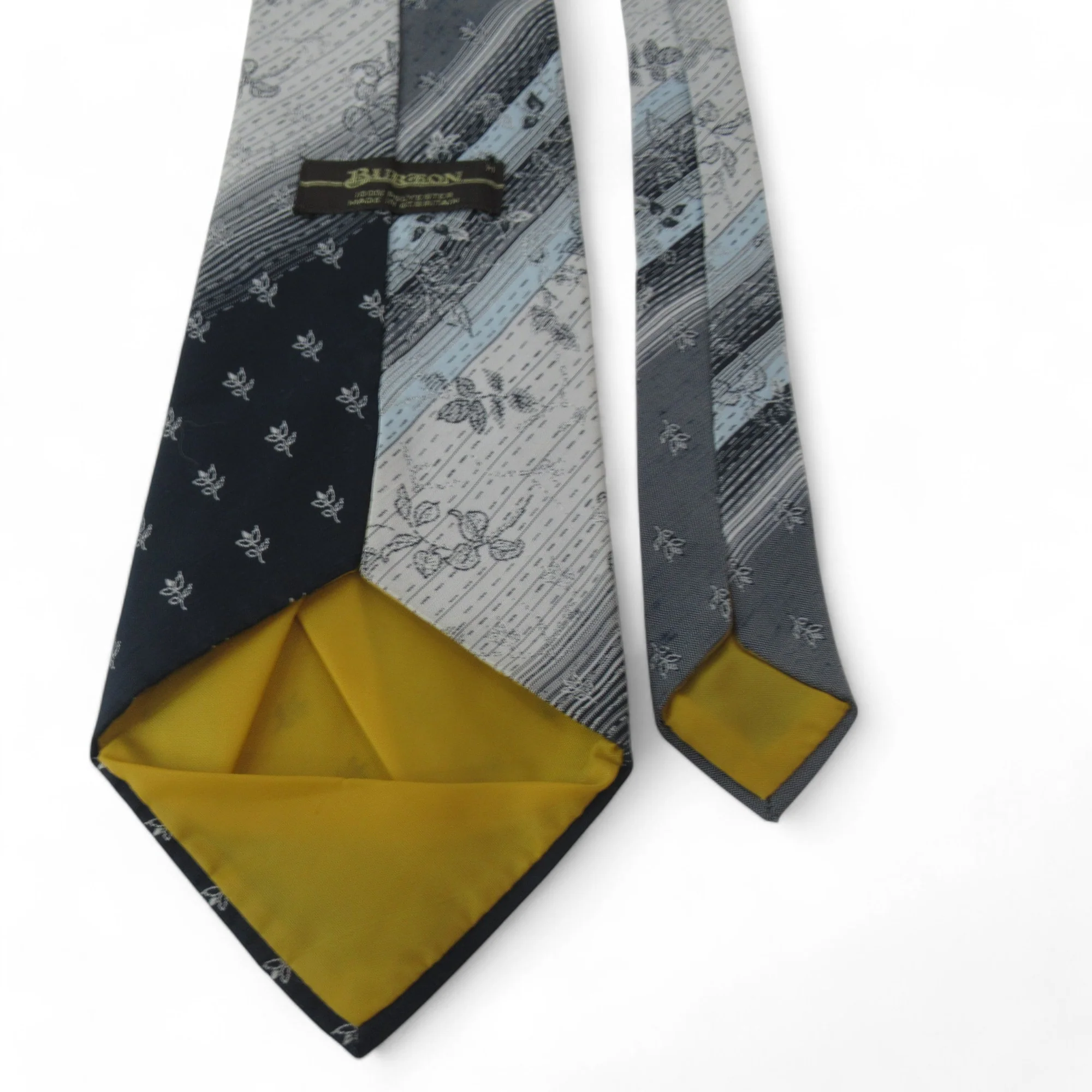 Burton Vintage Multicoloured Tie Polyester Menswear | Preloved - Image 4