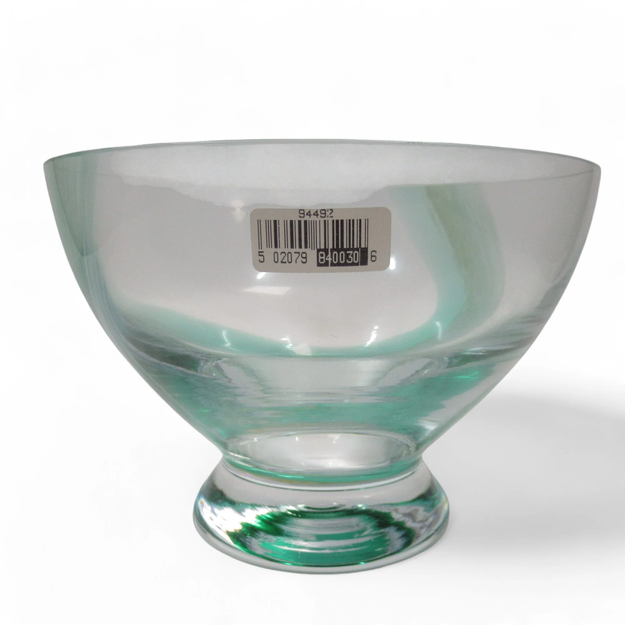 Caithness Scottish Glass Bowl Green Swirl Boxed Decorative | Preloved - Image 4