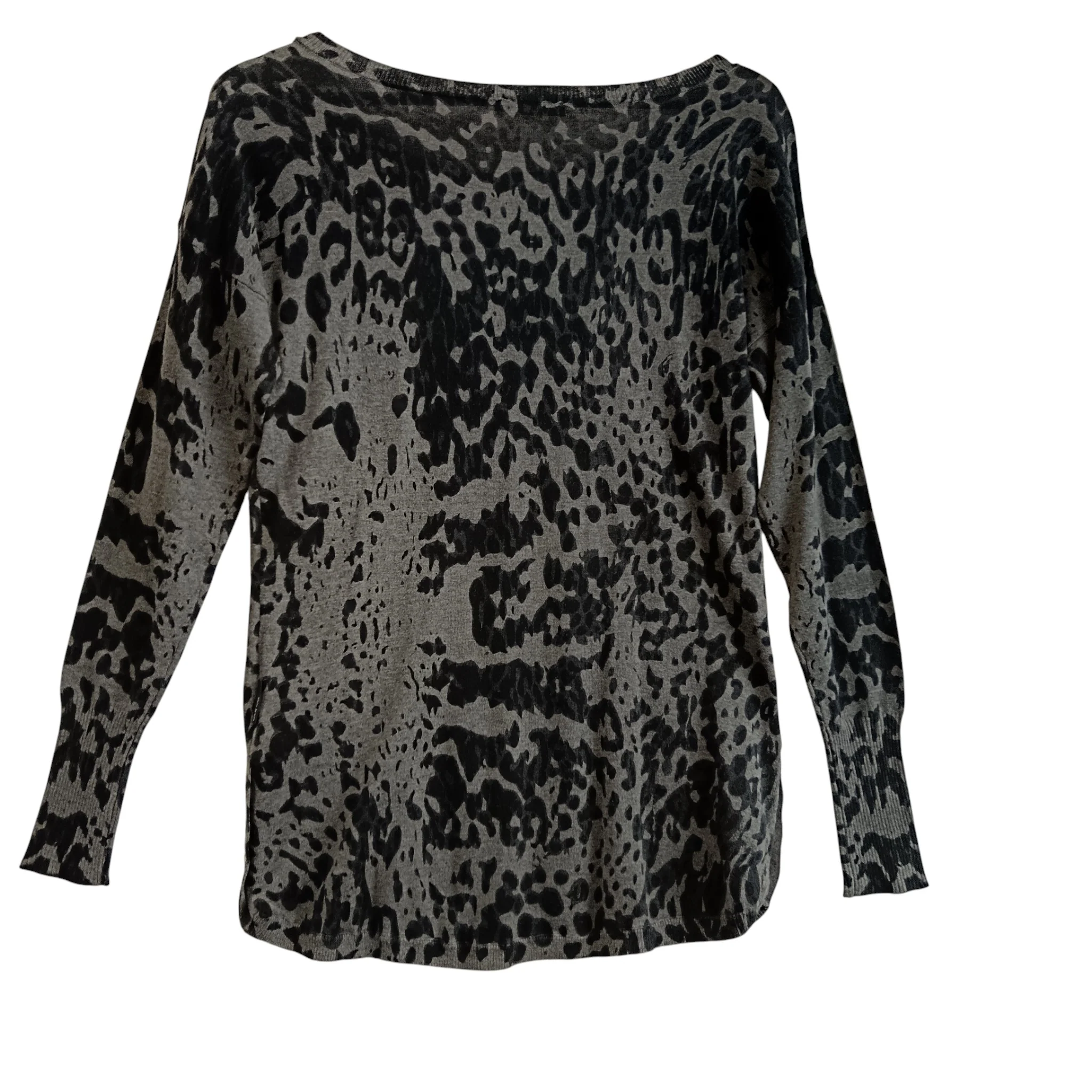 Calvin Klein Jeans Ladies Grey Cardigan UK Small - Womenswear | Pre-loved - Image 2