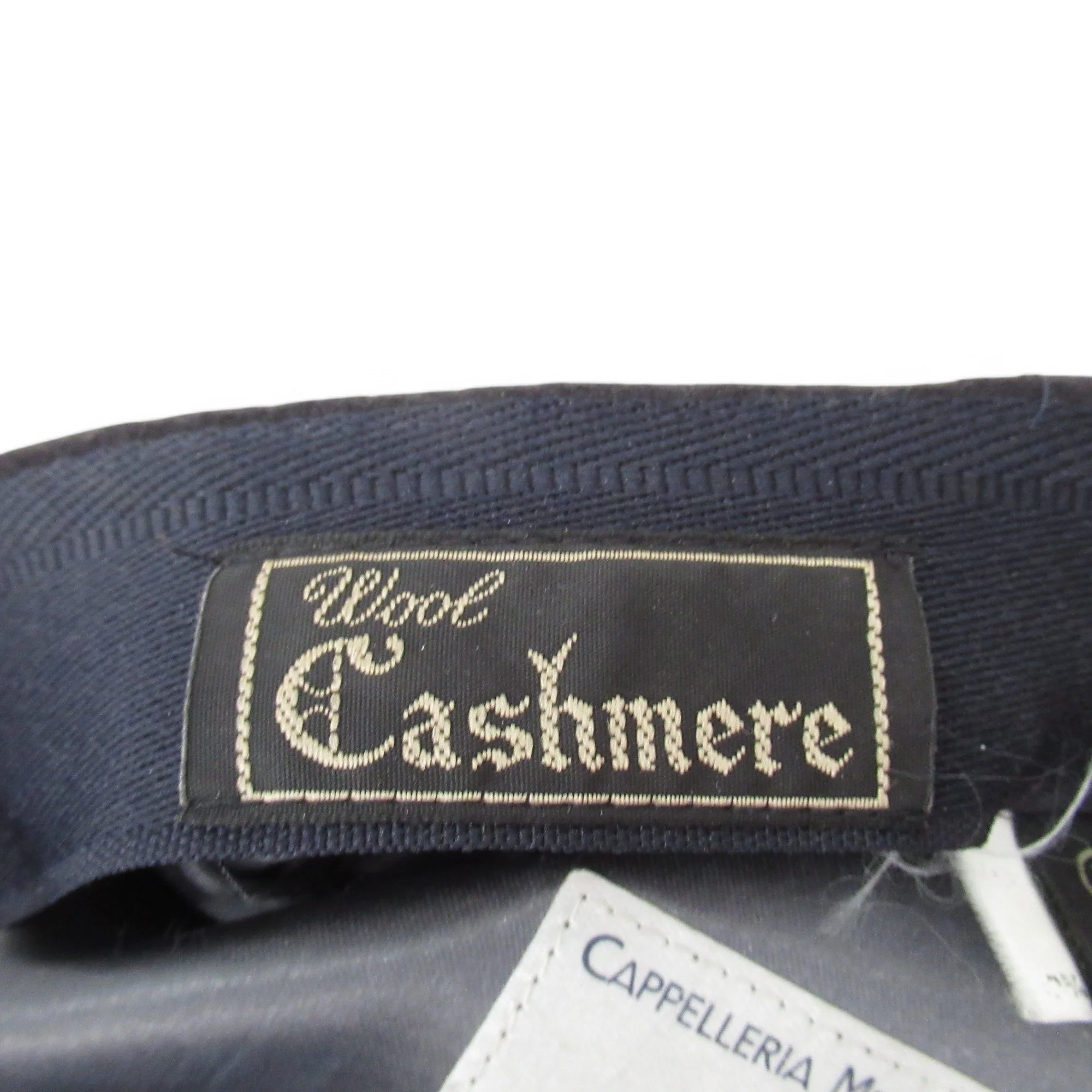 Cappelleria Melegari Vintage Peaky Cap Navy Menswear | Pre-loved - Image 6