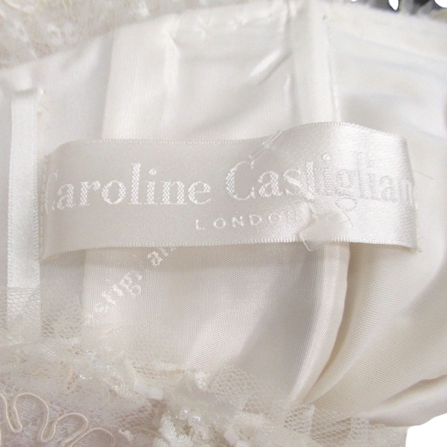 Caroline Castigliano London Wedding Dress Ivory UK 8-10 Womenswear | Pre-loved - Image 4