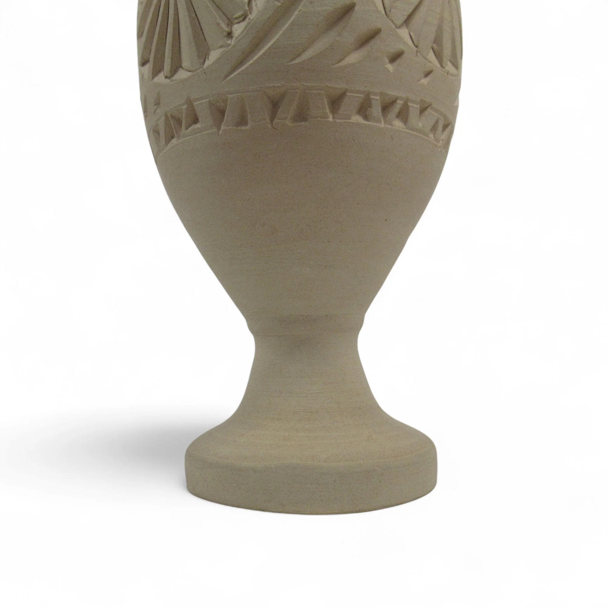 Ceramic Terracotta Hand Decorated Bud Vase 18.5cm Unbranded | Pre-Loved - Image 6