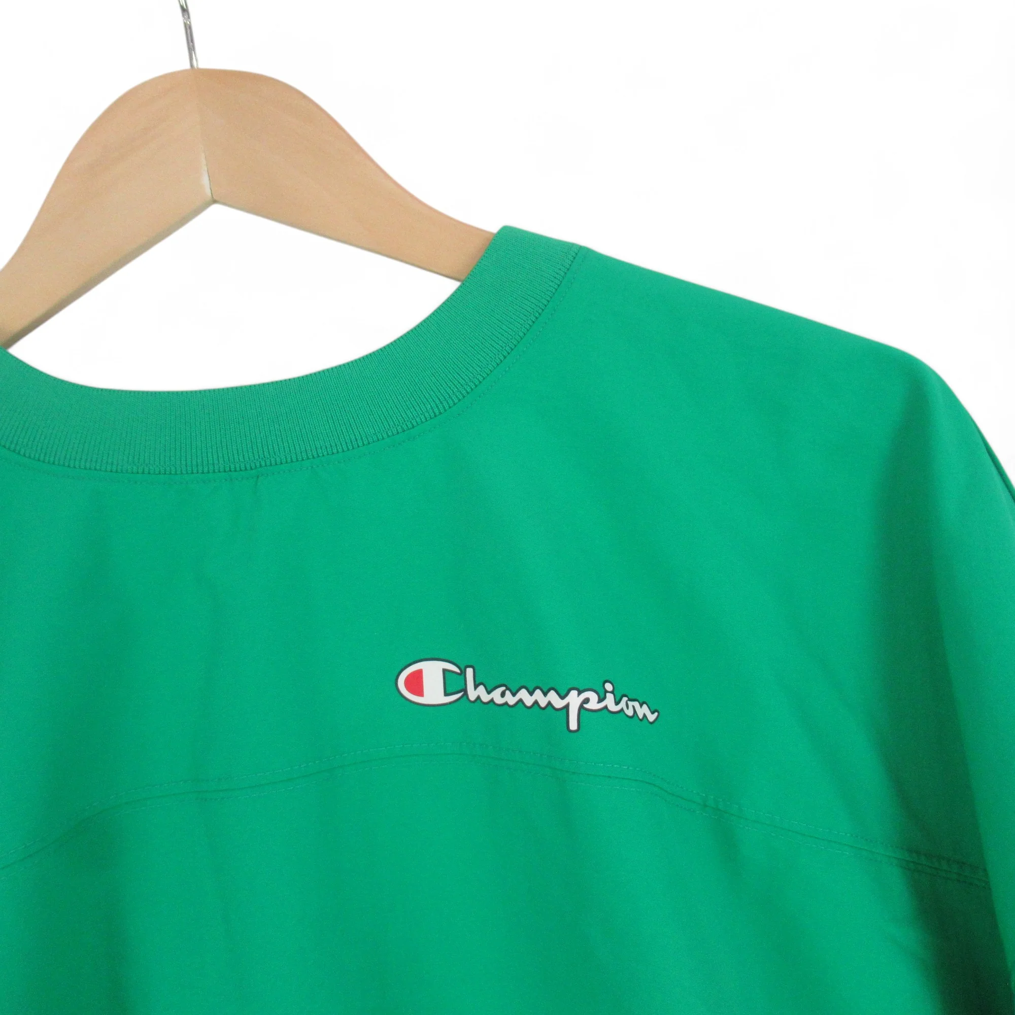Champion Medium Green Oversized Sweatshirt Top Womenswear | Preloved - Image 3