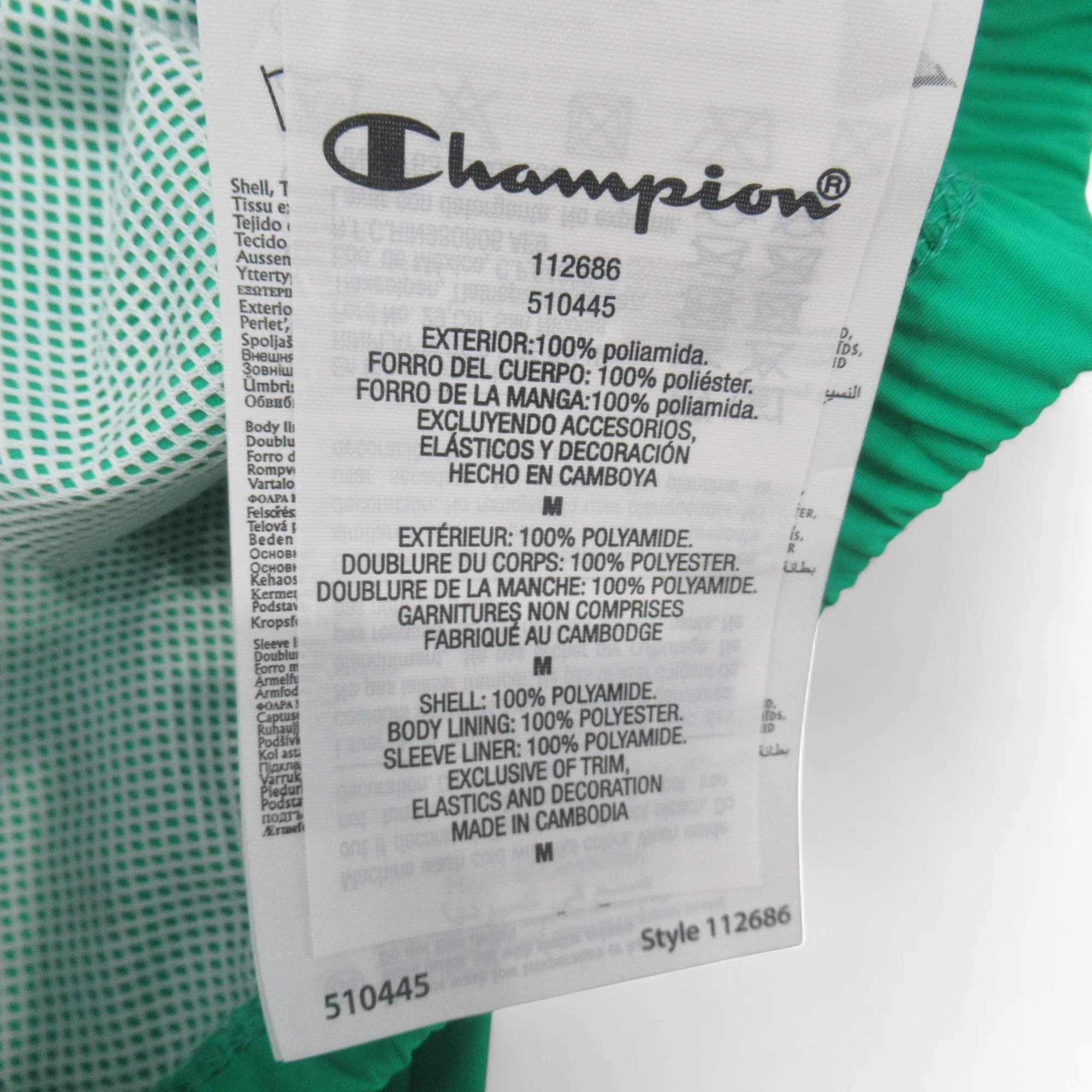 Champion Medium Green Oversized Sweatshirt Top Womenswear | Preloved - Image 6