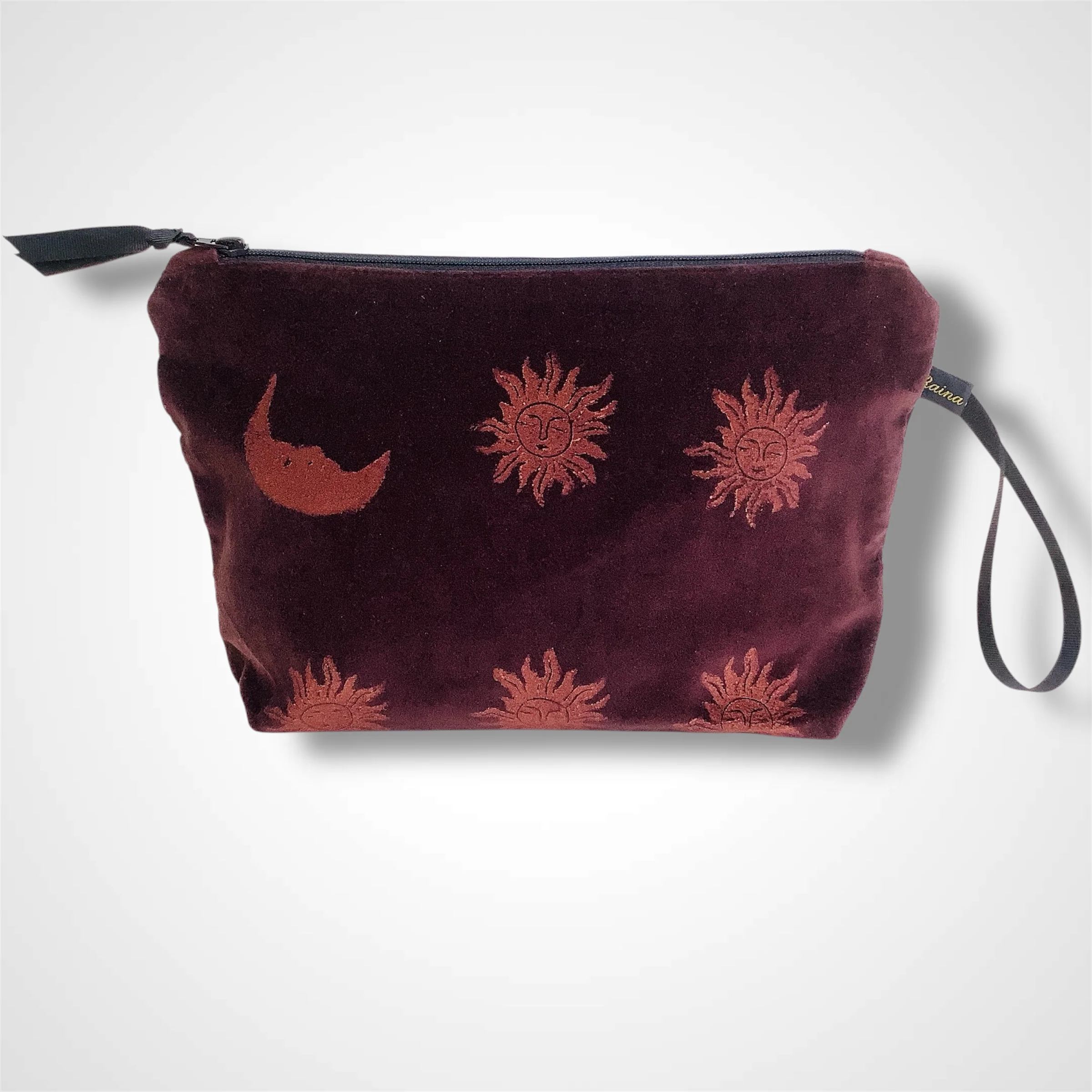 Chocolate Sun and Moon | Make up Bag | Raina Atelier
