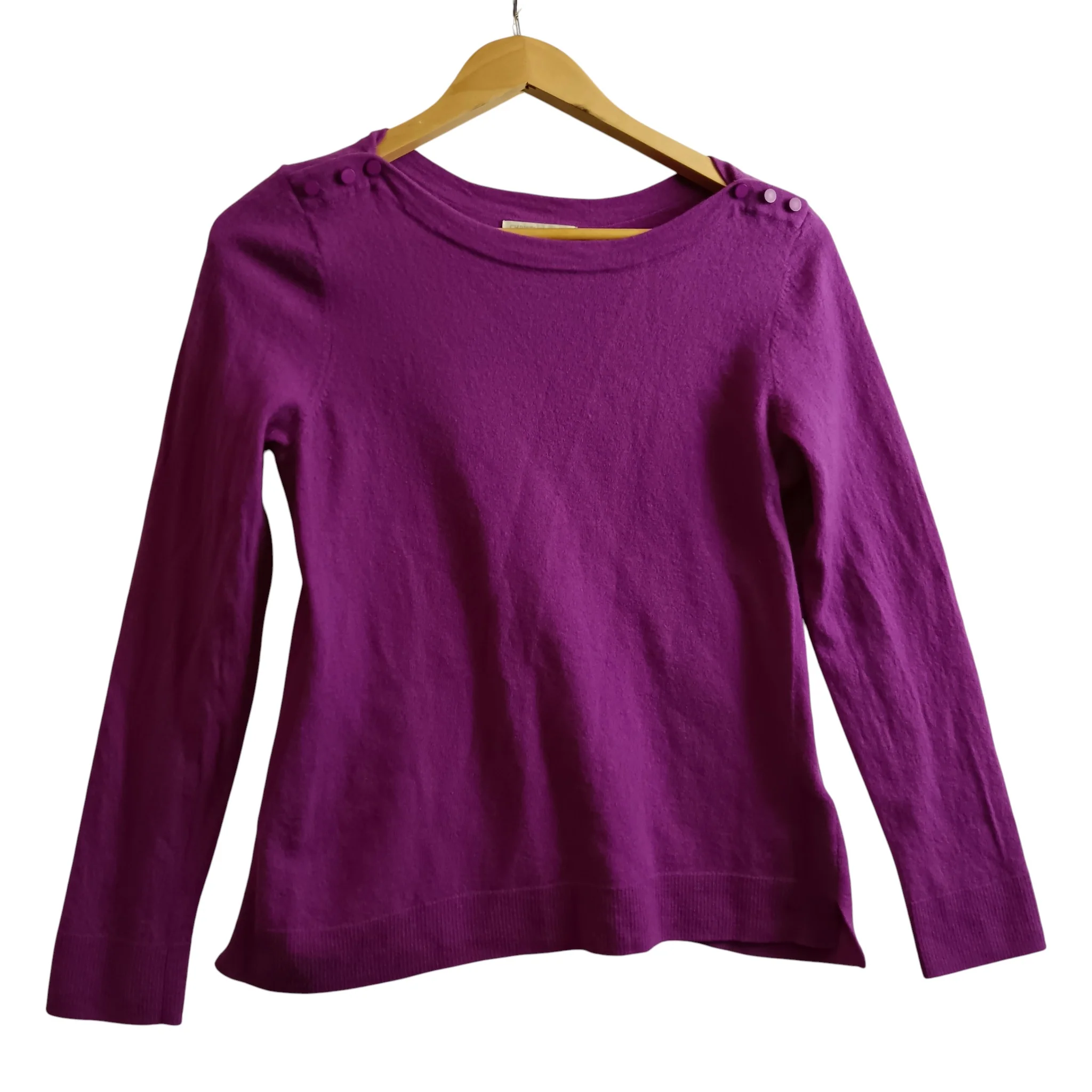 Christian Siriano Pure Merion Wool Women's  Fuchsia Jumper UK Large- Womenswear | Pre-loved