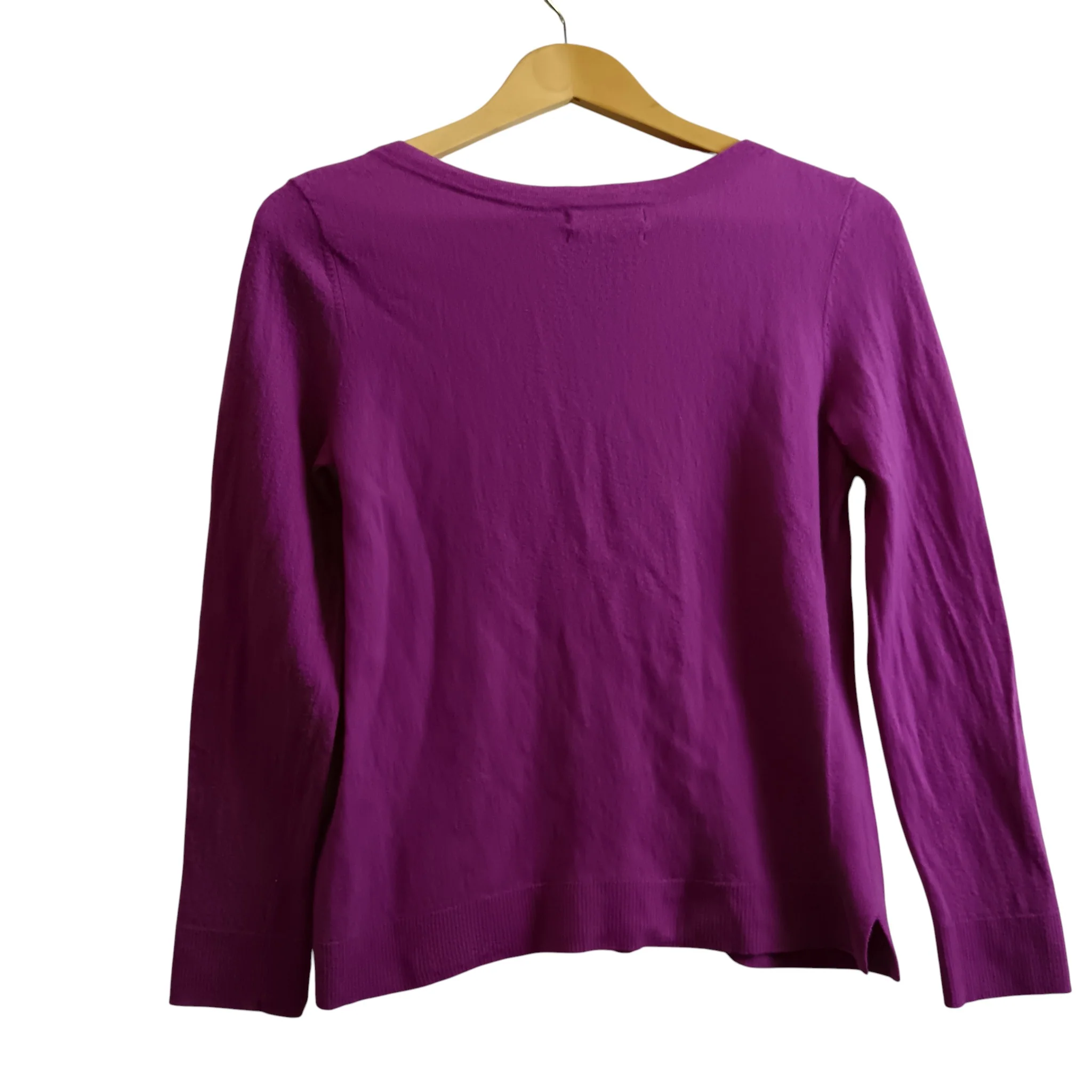 Christian Siriano Pure Merion Wool Women's  Fuchsia Jumper UK Large- Womenswear | Pre-loved - Image 2