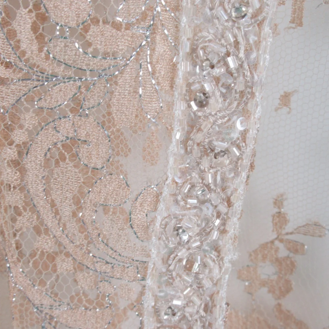 Claire Mischevani Mother Of Bride Lace Jacket UK 12 Pink Womenswear | Pre-loved - Image 5