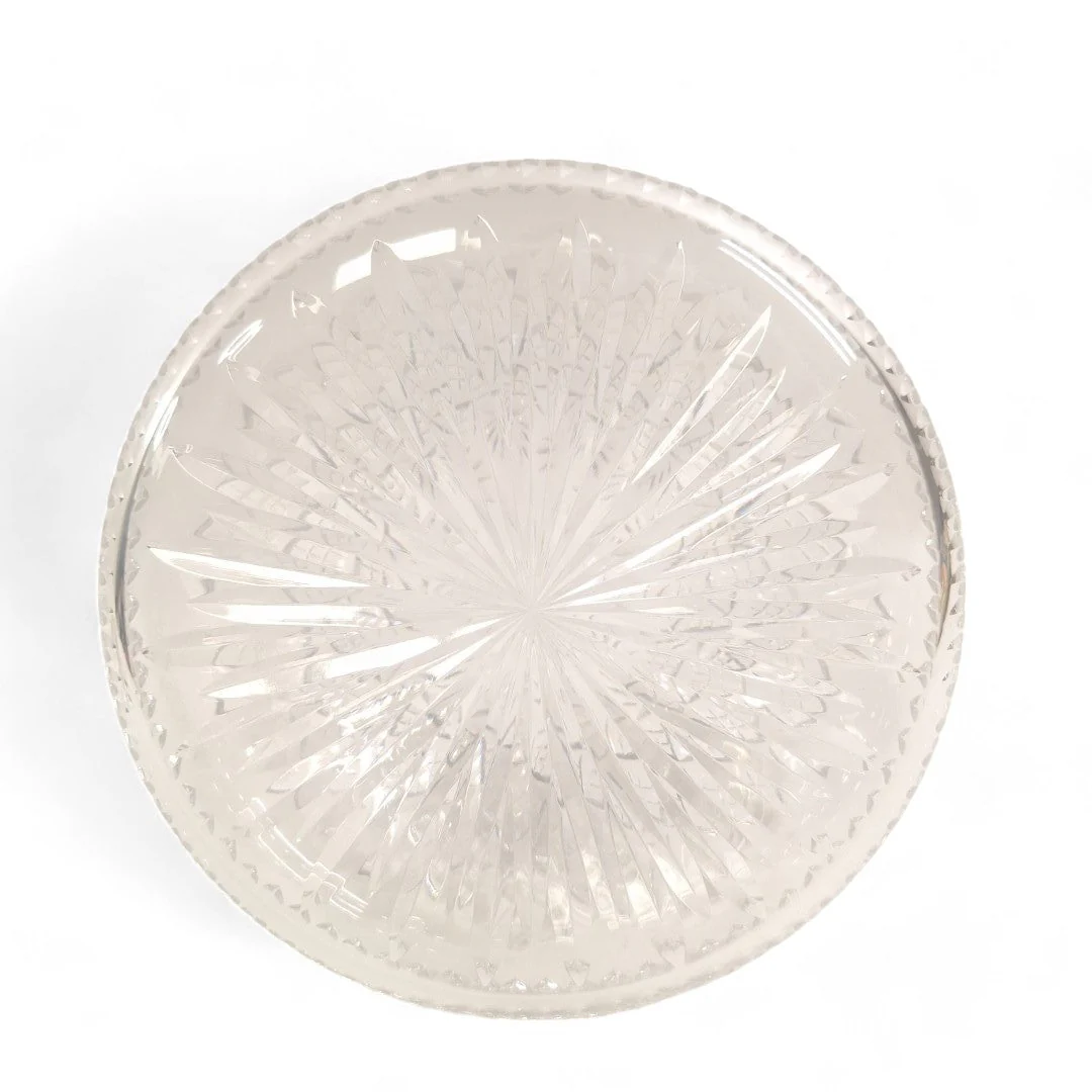 Crystal Ships Decanter Cut Glass Clear Unmarked 20cm | Preloved - Image 5