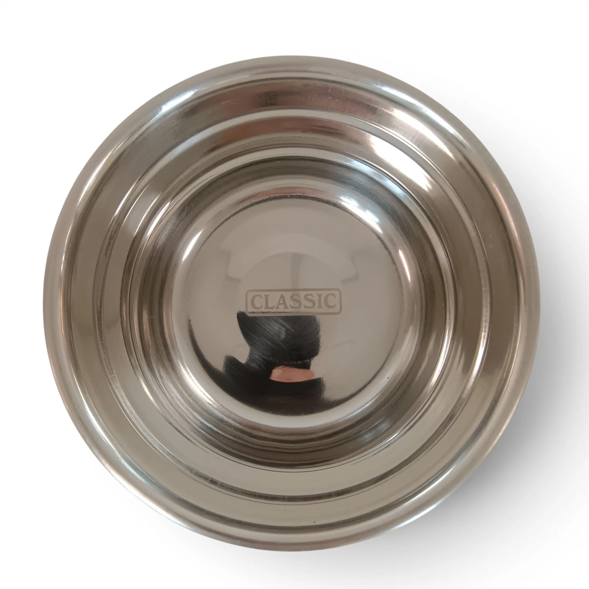 Classic Luxury Pet Bowl Stainless Steel Chalkboard Design Size Small | Pre-loved - Image 3