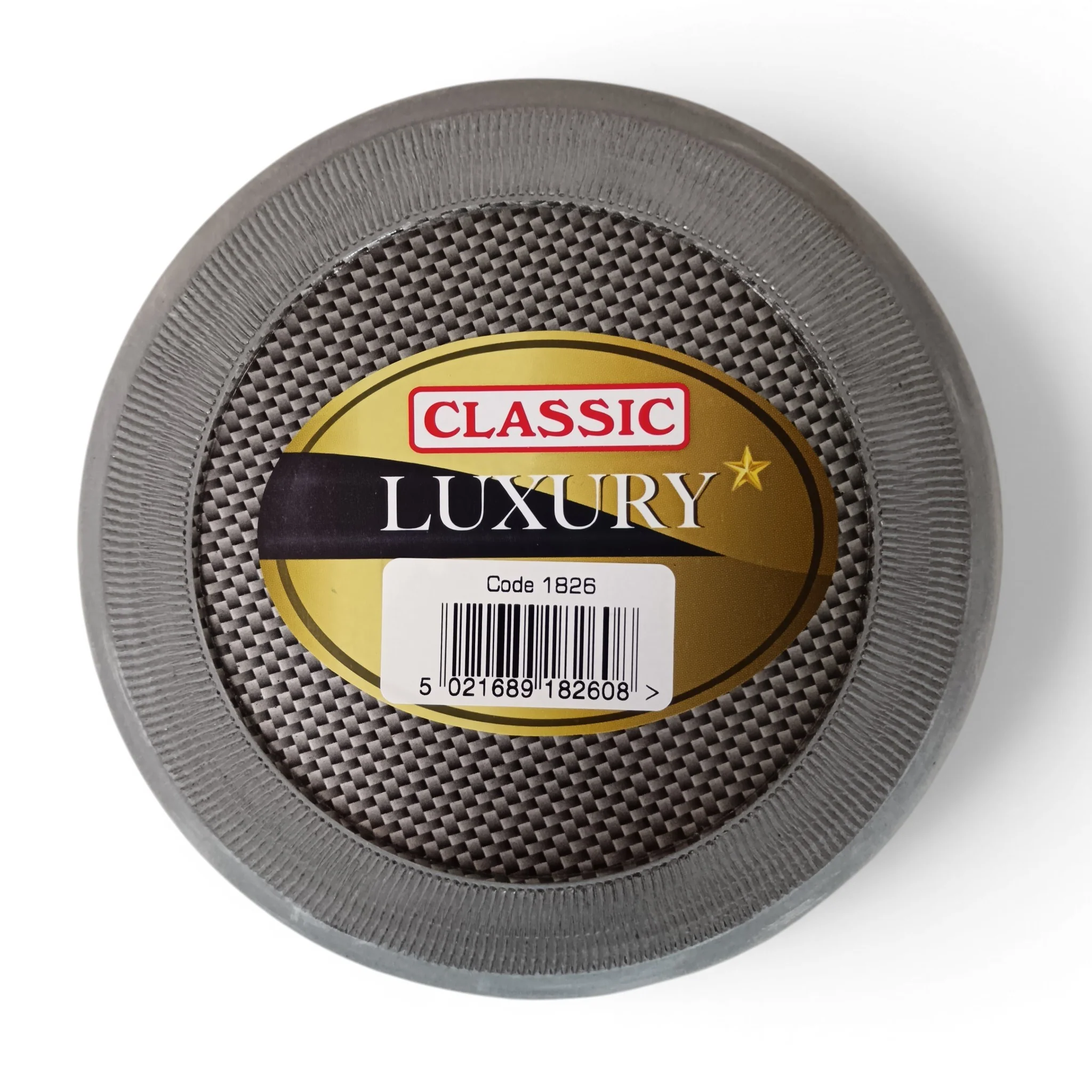 Classic Luxury Pet Bowl Stainless Steel Cubic Print Size Extra Large | Pre-loved - Image 5
