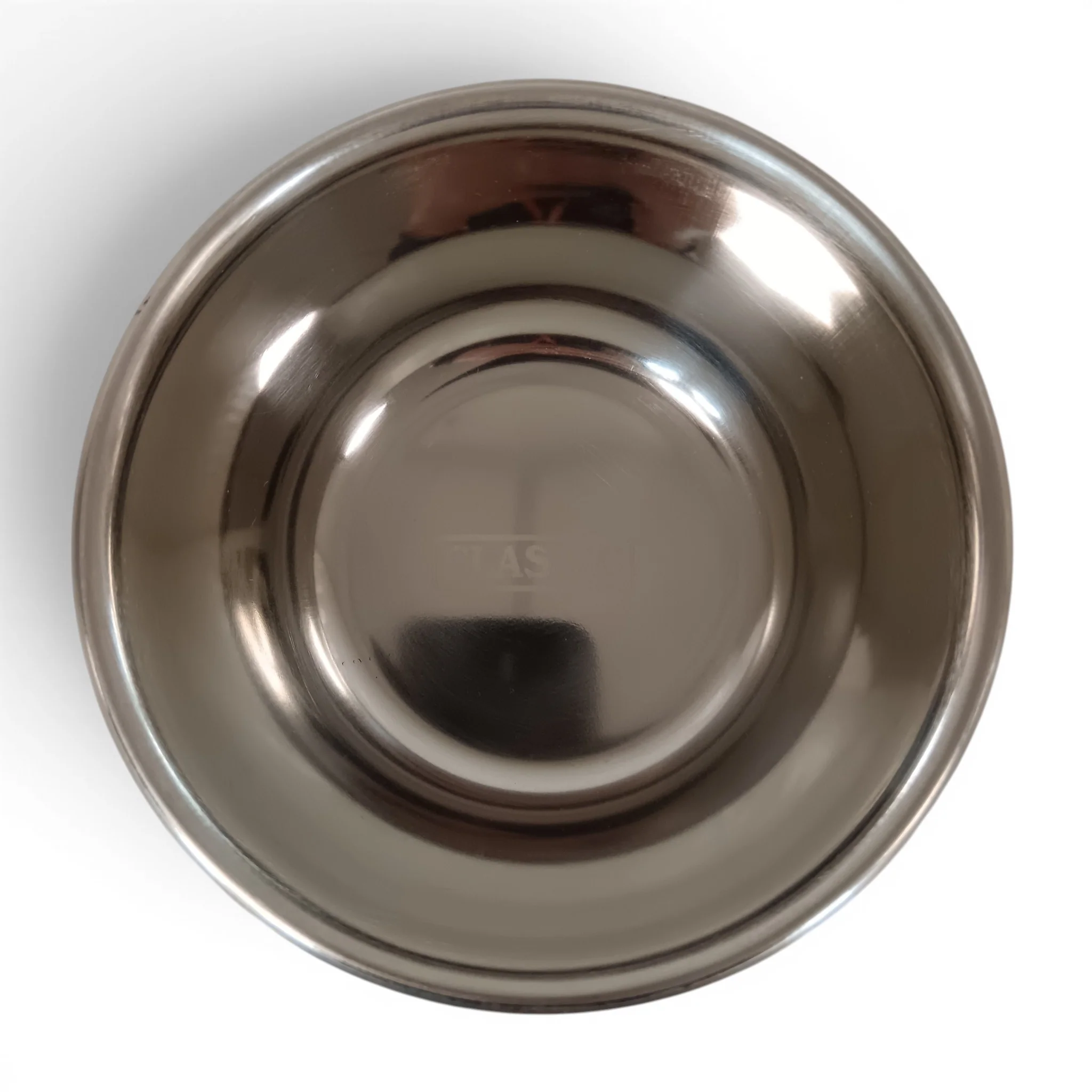 Classic Luxury Pet Bowl Stainless Steel Cubic Print Size Small | Pre-loved - Image 3