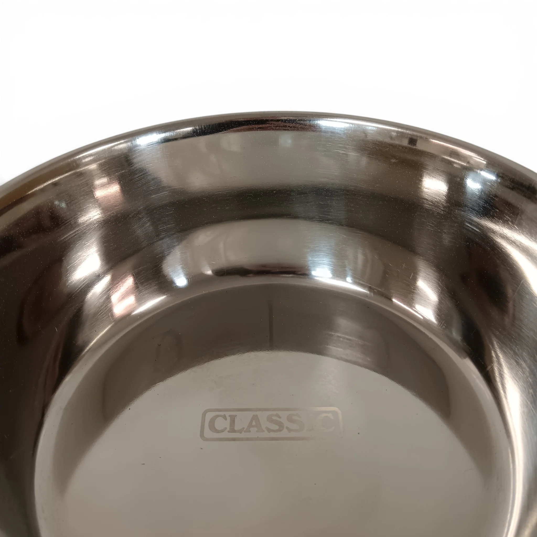 Classic Luxury Pet Bowl Stainless Steel Marble Effect Size Extra Large | Pre-loved - Image 2