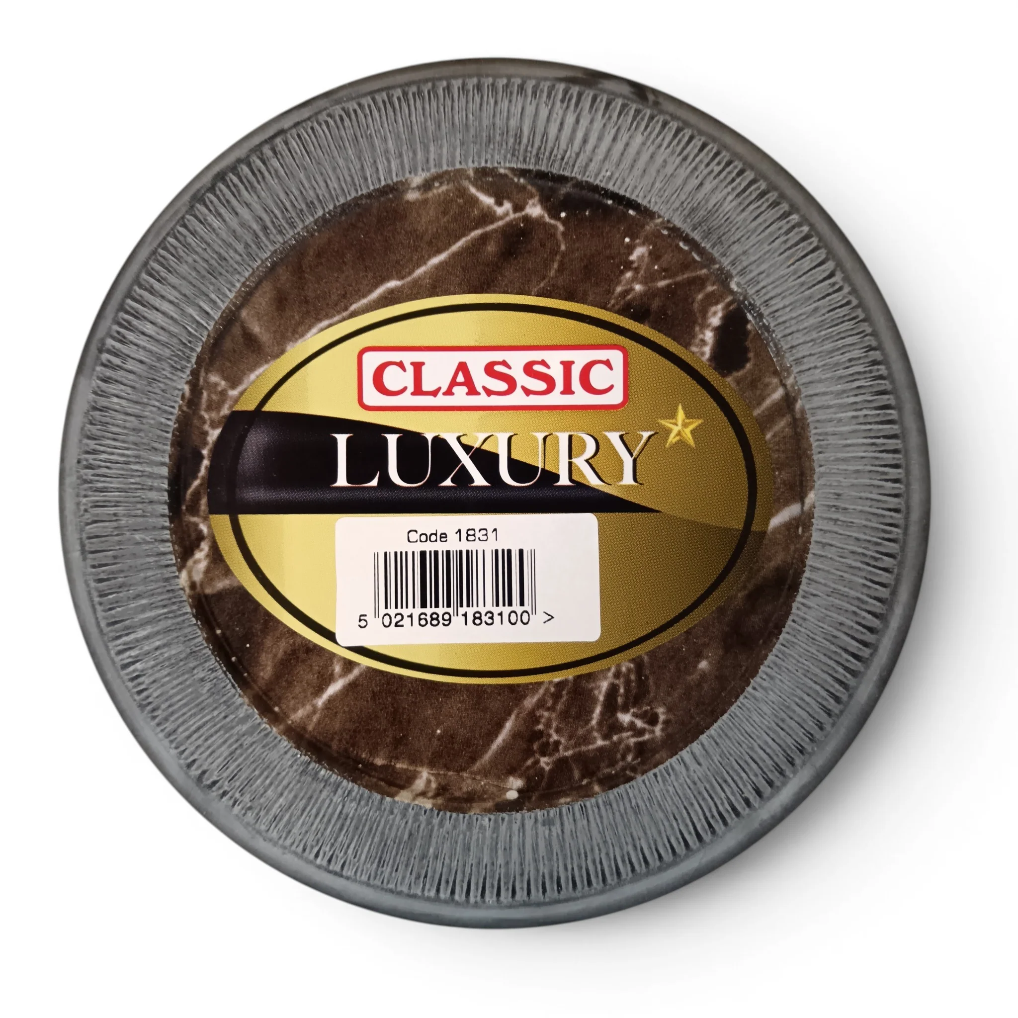 Classic Luxury Pet Bowl Stainless Steel Marble Effect Size Medium | Pre-loved - Image 5