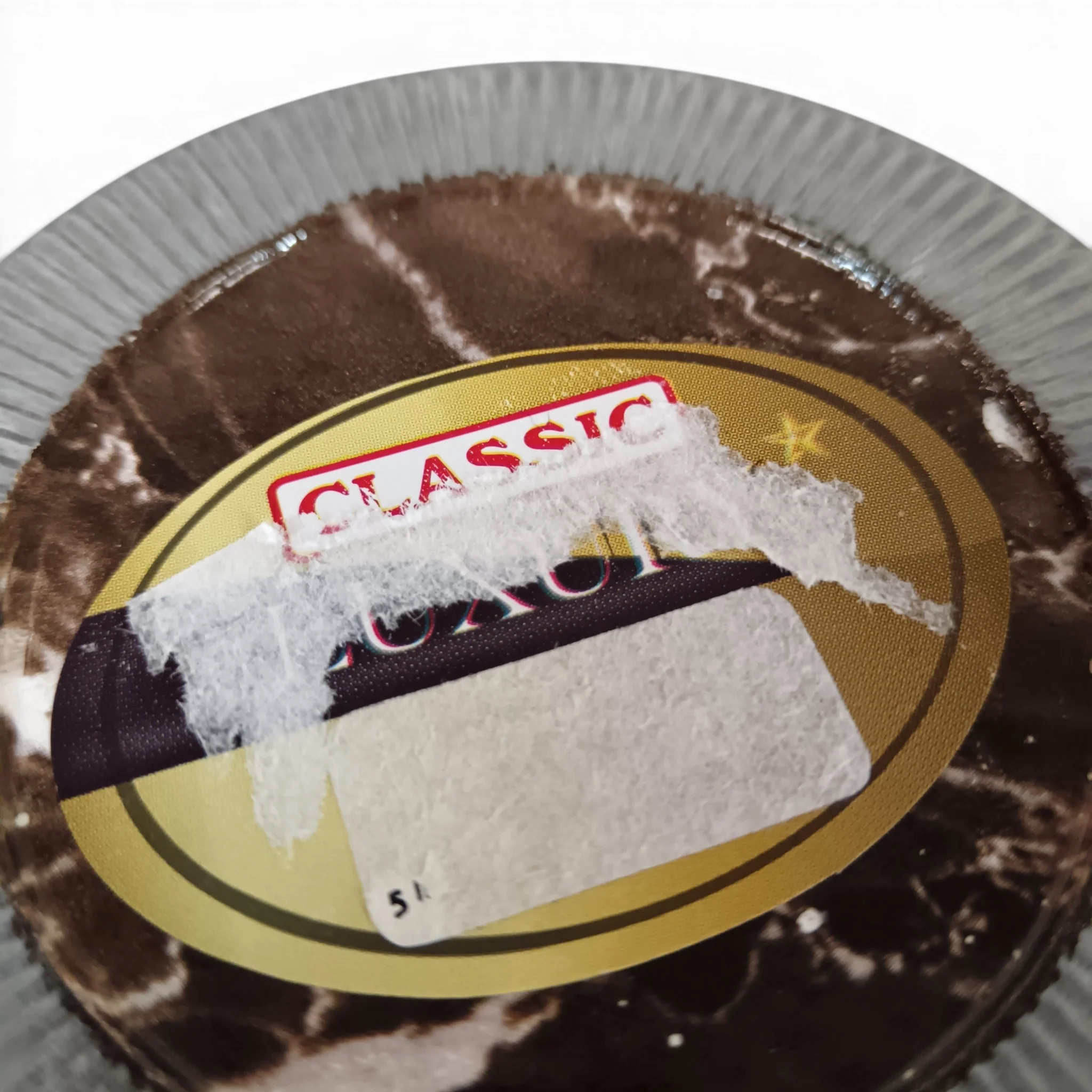 Classic Luxury Pet Bowl Stainless Steel Marble Print Size Small | Pre-loved - Image 6