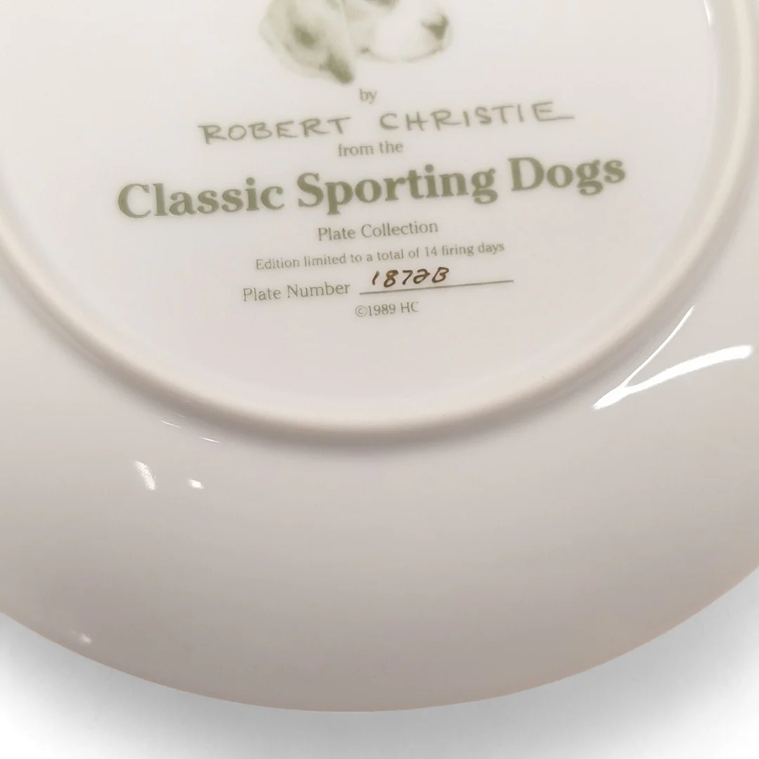 Classic Sporting Dogs Beagles Robert Christie Collector Plate | Preloved - Image 3