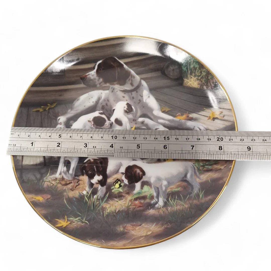 Classic Sporting Dogs Pointers Collector Plate | Preloved - Image 2