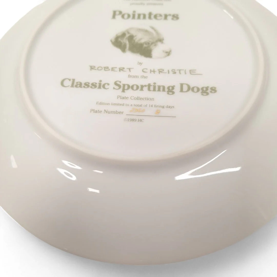 Classic Sporting Dogs Pointers Collector Plate | Preloved - Image 5