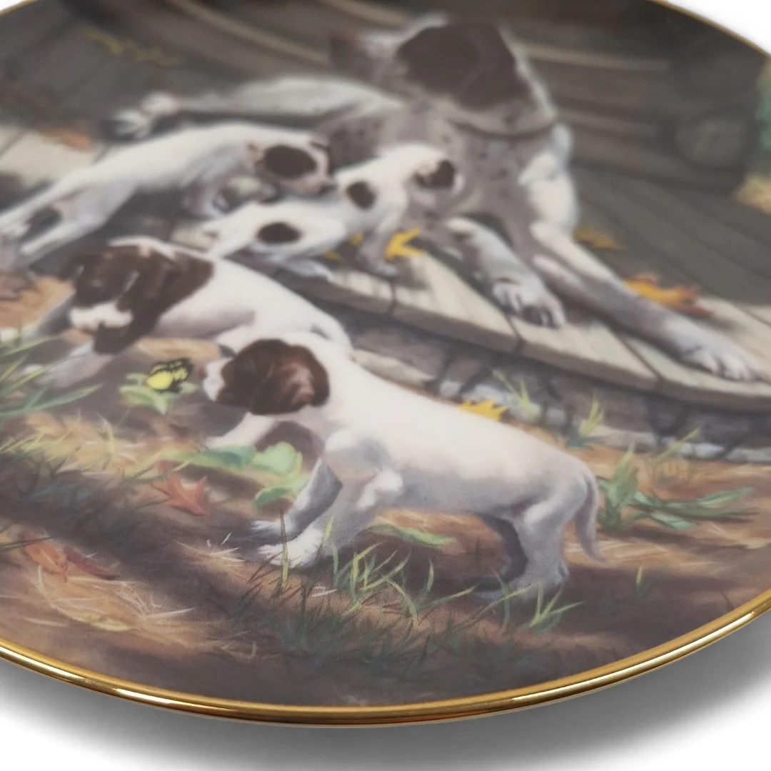 Classic Sporting Dogs Pointers Collector Plate | Preloved - Image 6
