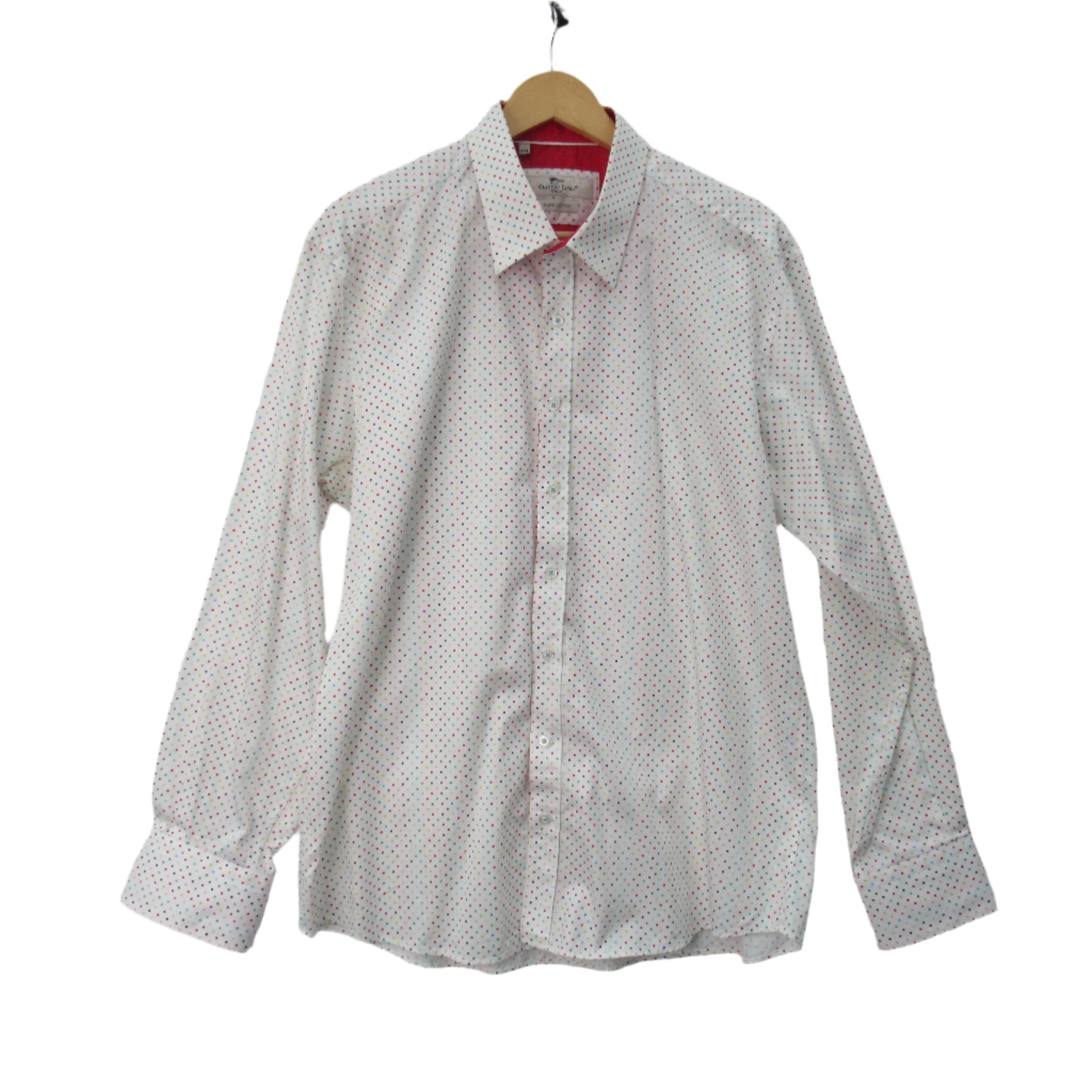 Claudio Lugli Spotted Shirt XXL Multicoloured Menswear | Pre-loved