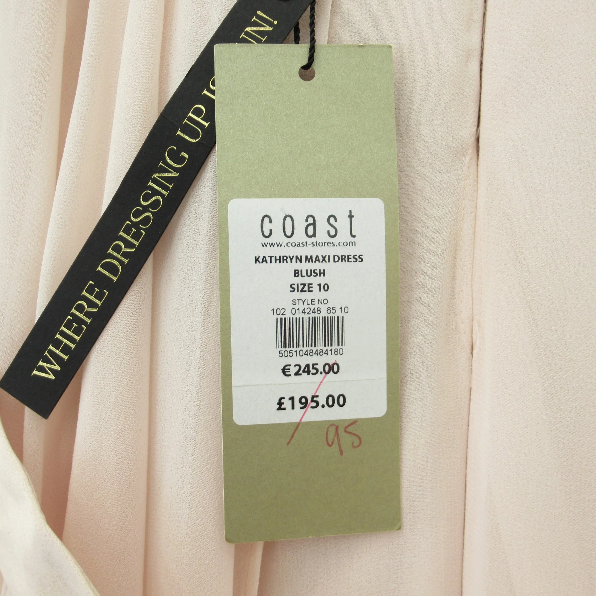 Coast Bridesmaid Dress UK 10 Blush Pink Womenswear | Pre-loved - Image 5