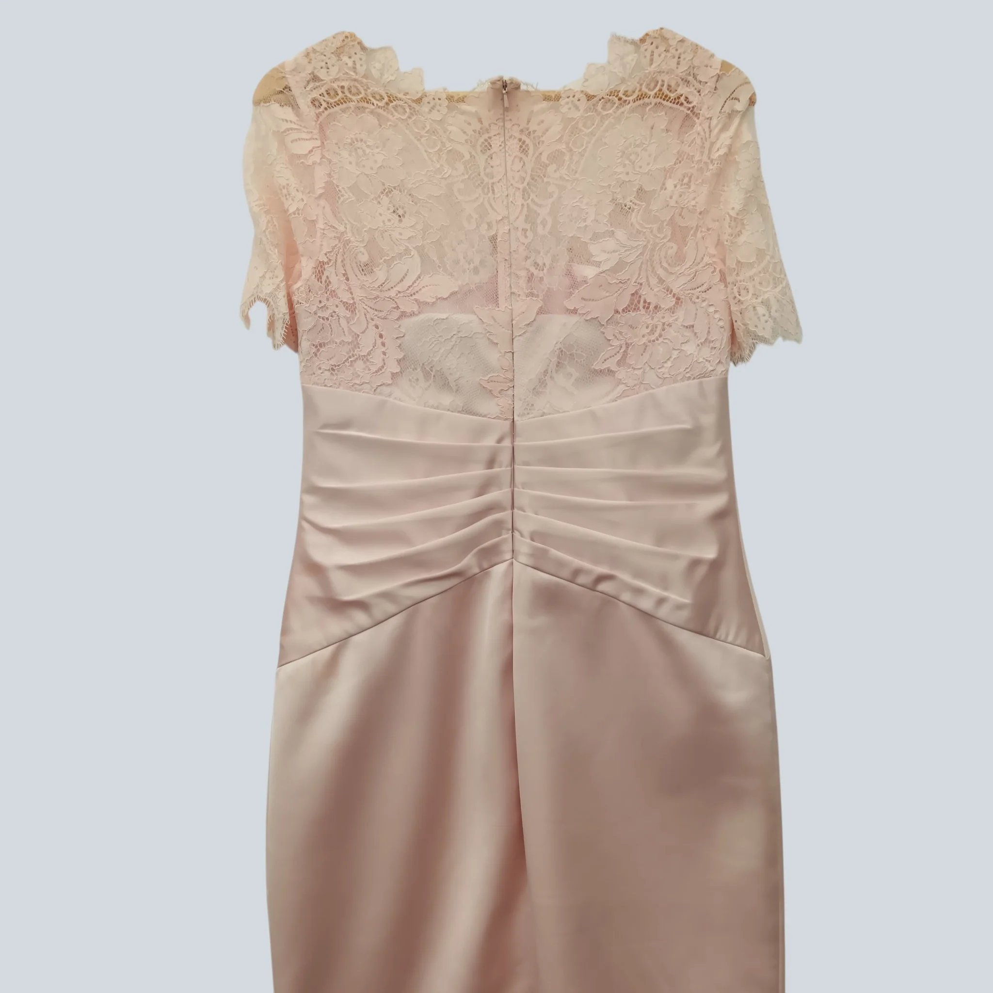 Coast Mother of Bride Outfit In Blush Colour Dress UK 12 With Jacket UK 10 Womenswear | Pre-loved - Image 5