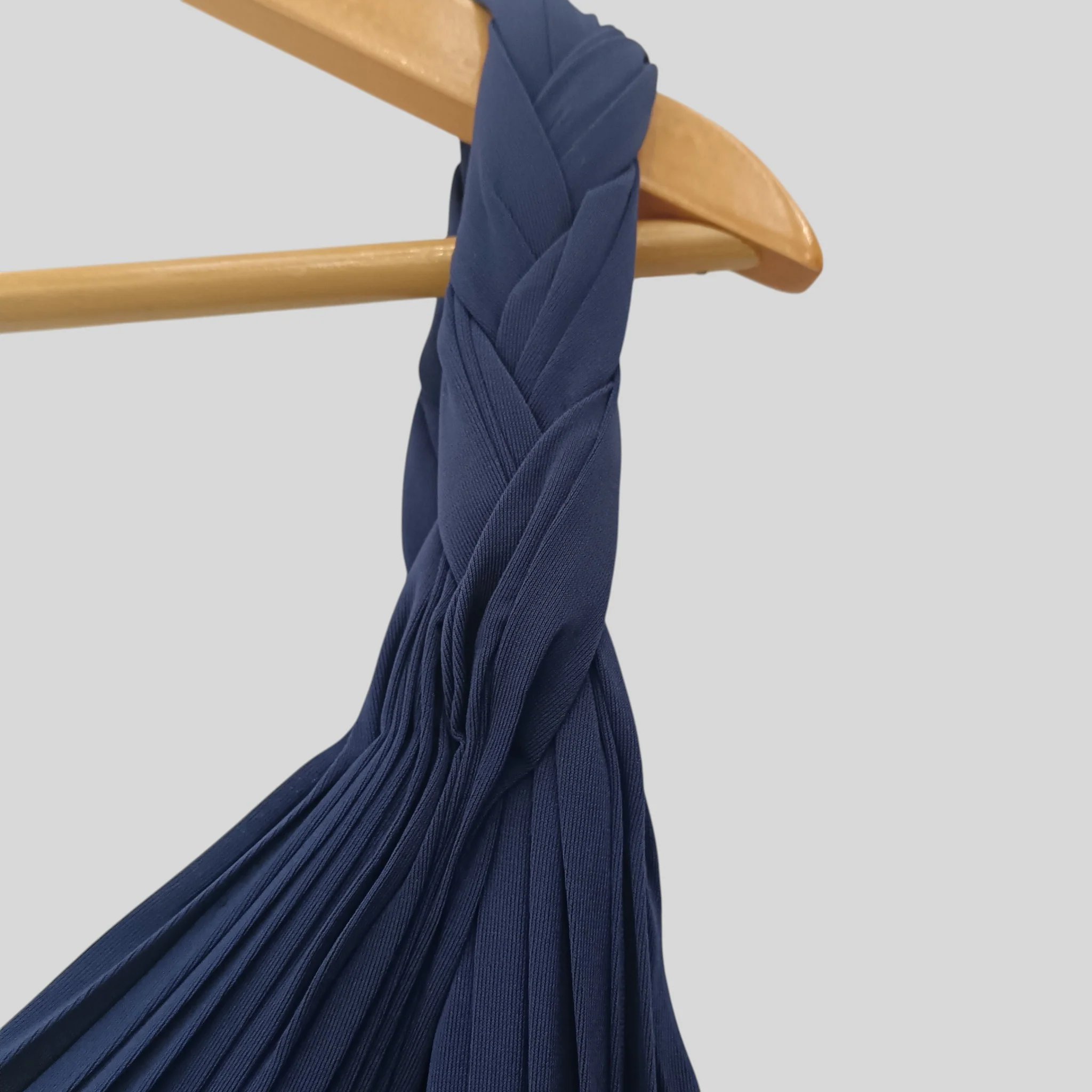 Coast Navy Ladies One Shoulder Long Dress Special Occasion Dress UK 8 Womenswear | Pre-loved - Image 4