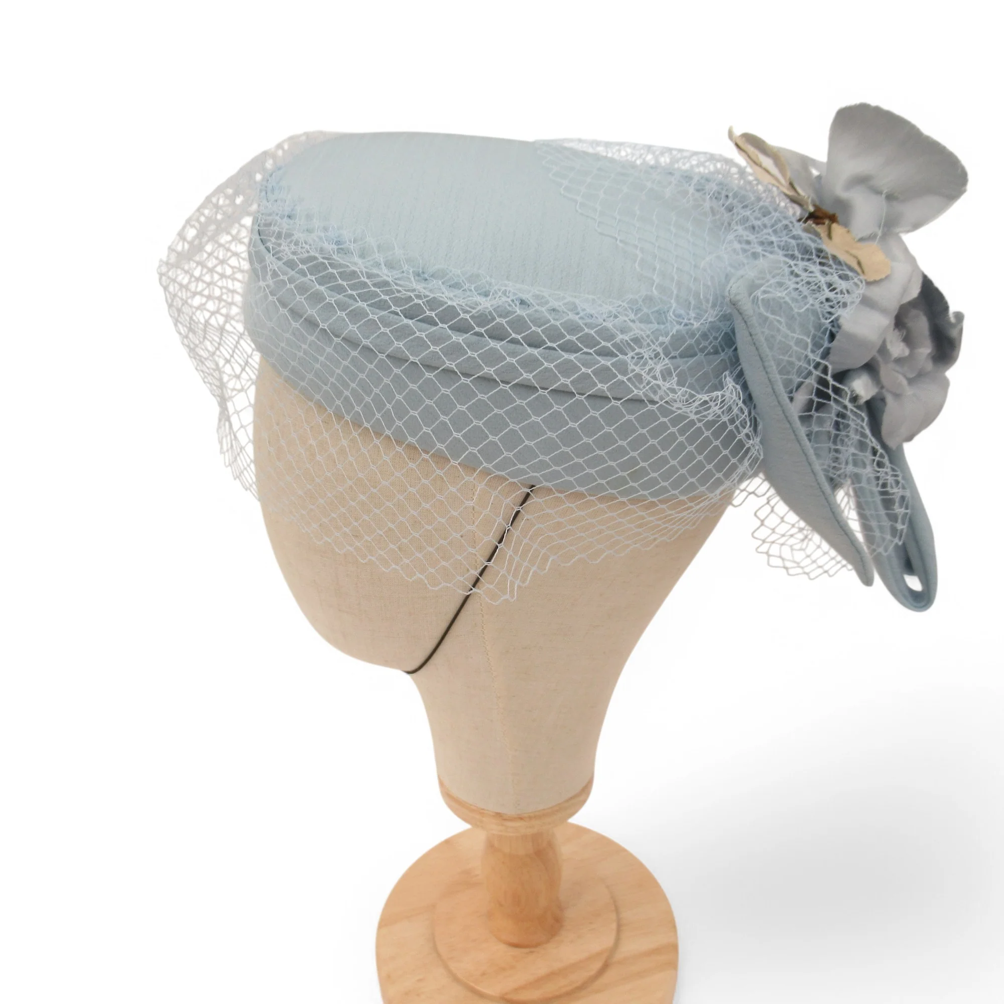 Connor Mother Of Bride Vintage Hat Blue Womenswear | Pre-loved - Image 2