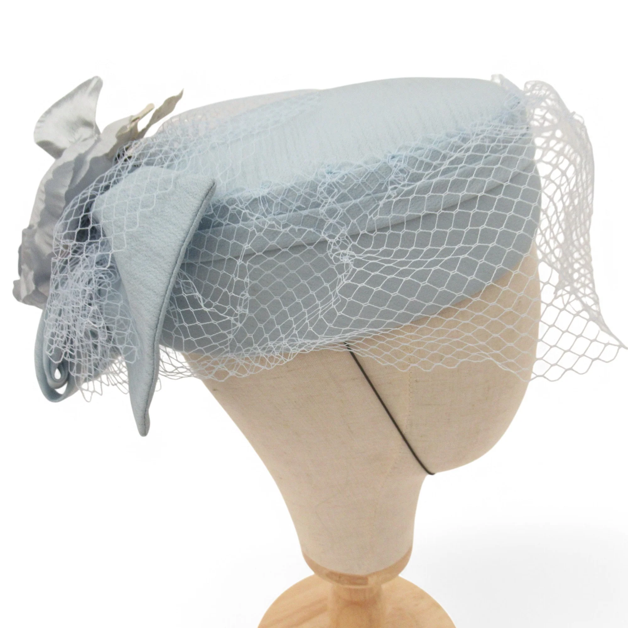 Connor Mother Of Bride Vintage Hat Blue Womenswear | Pre-loved - Image 4