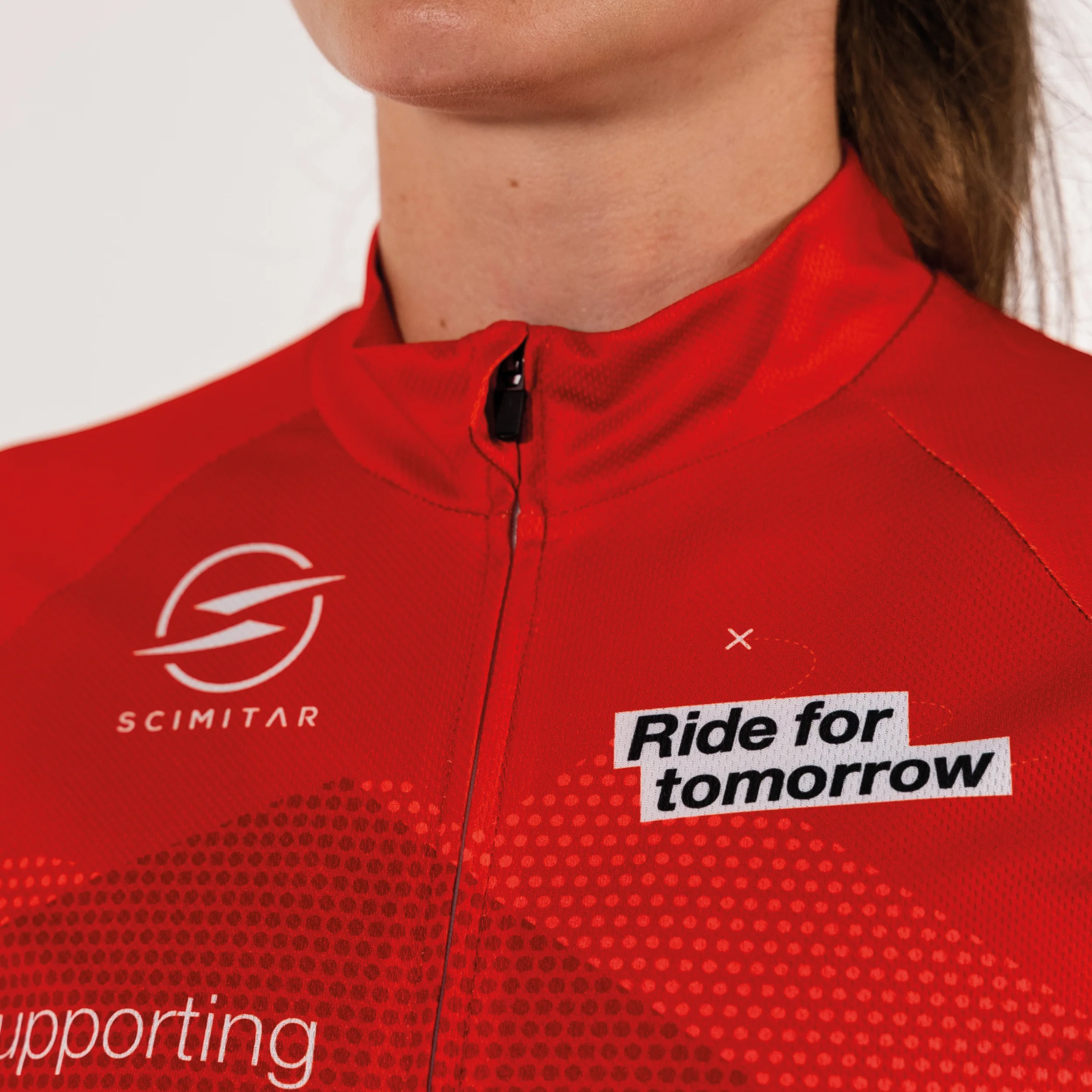 Ride for tomorrow recycled cycling jersey - women's fit - Image 8