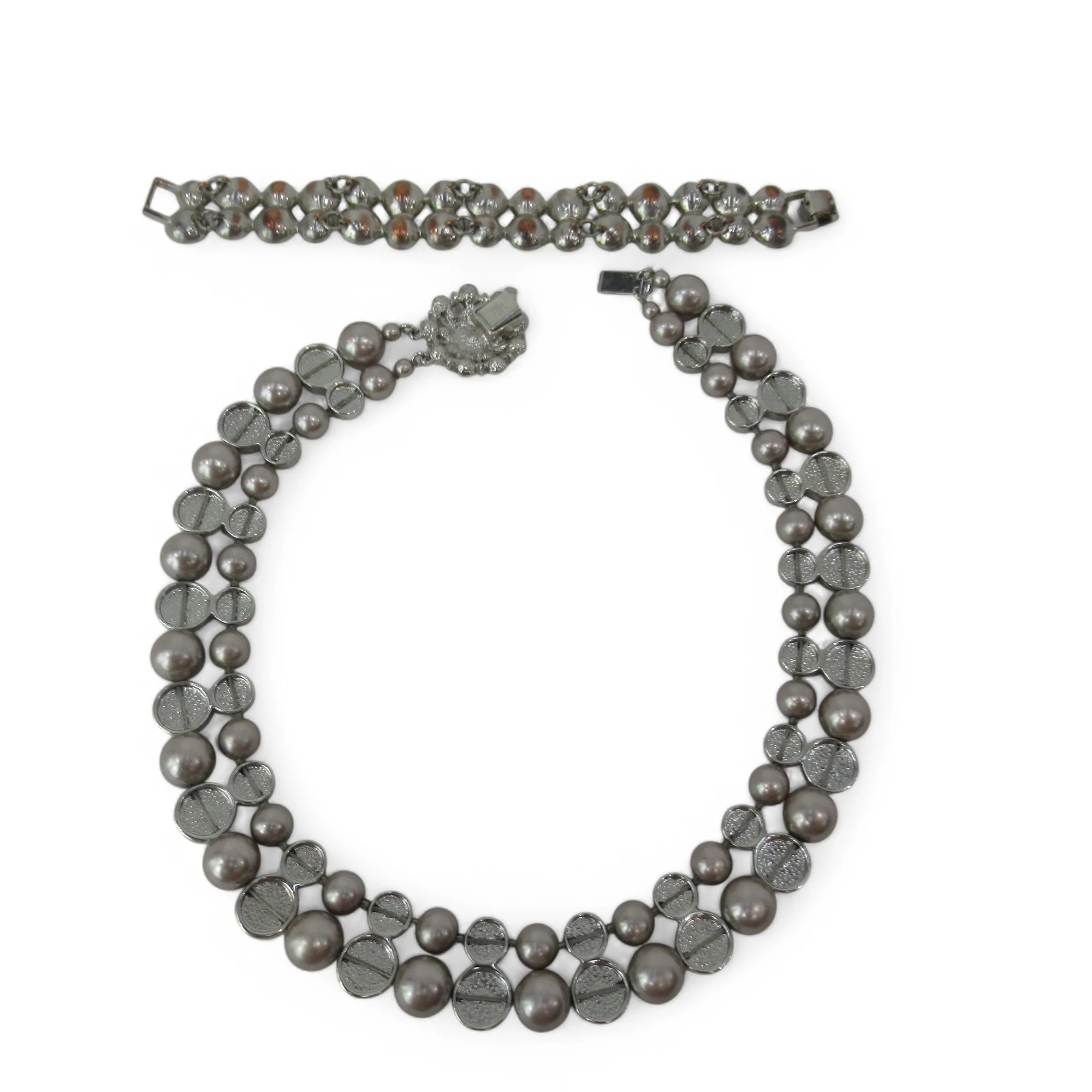 Costume Jewellery Necklace Bracelet Set Womenswear | Preloved - Image 6
