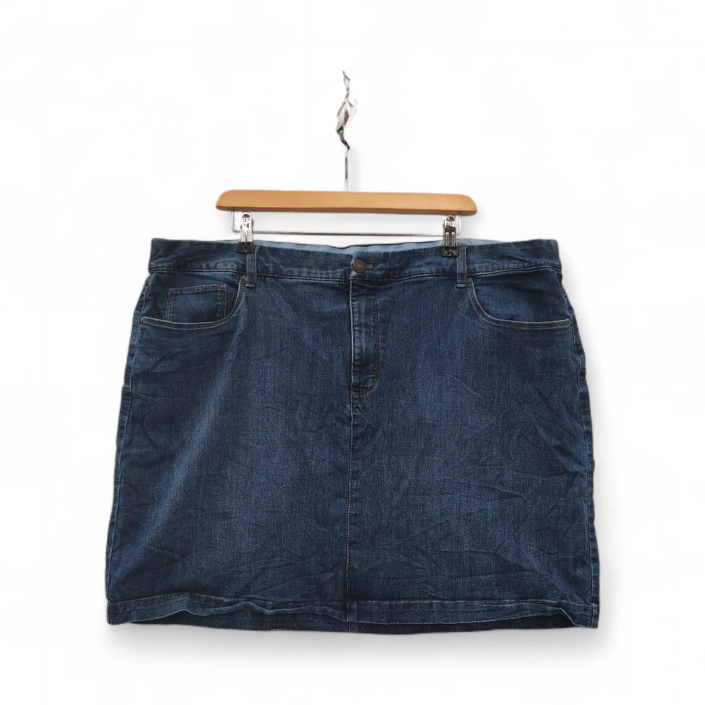 Croft & Barrow Denim Skirt UK 20 Blue Womenswear | Pre-loved