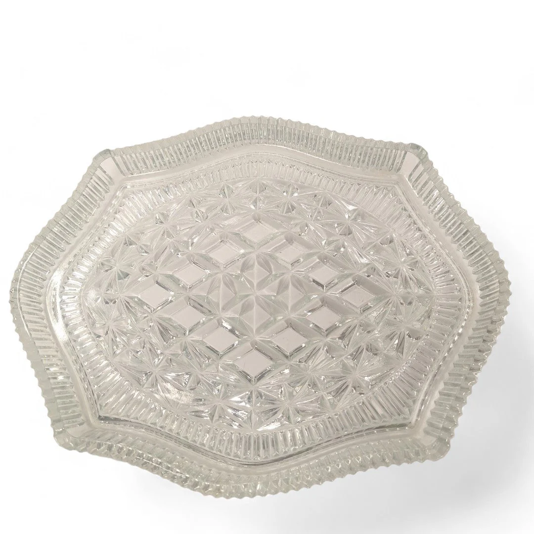 Cristal d'Arques Decanter Tray 10 Glasses Lead | Preloved - Image 3