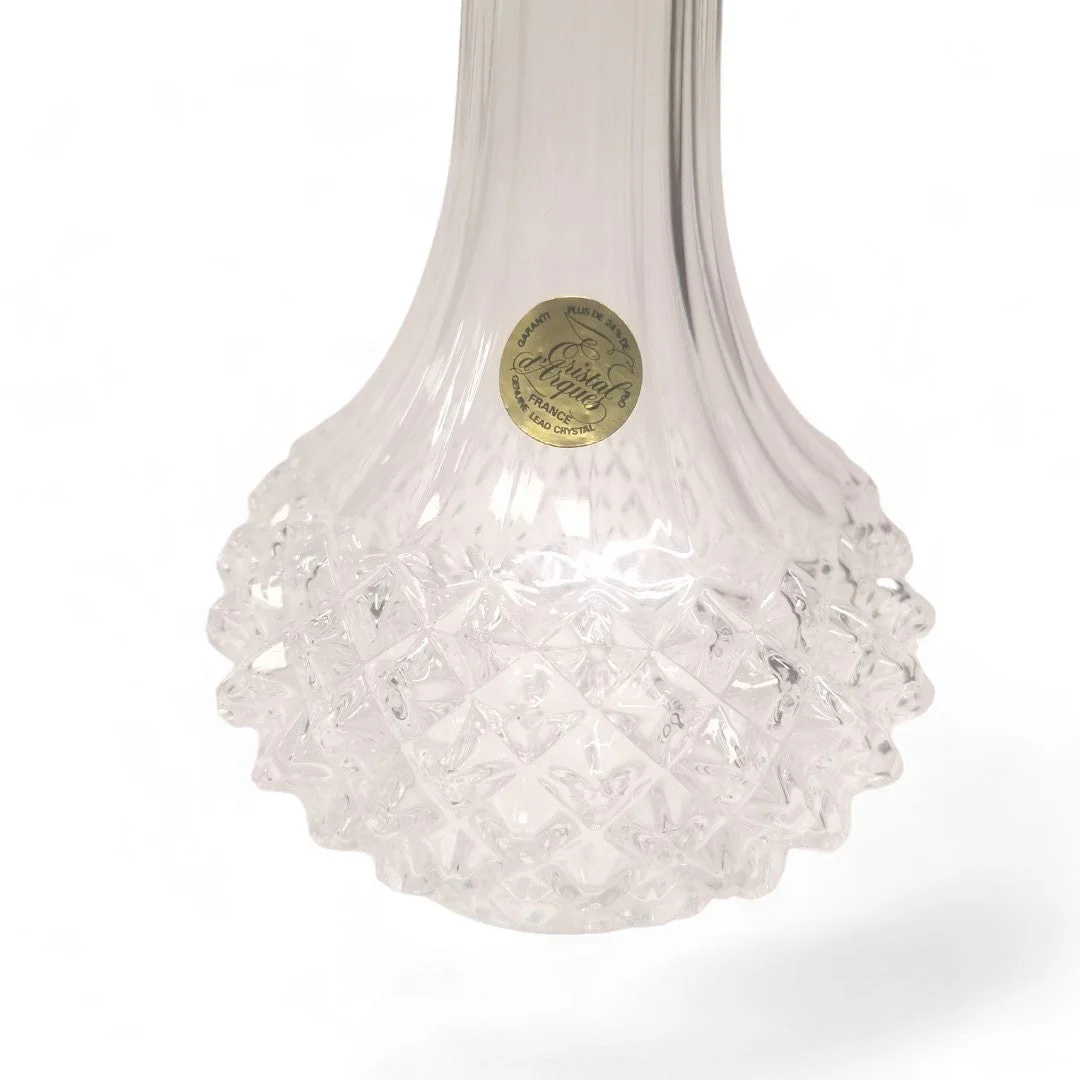 Cristal d'Arques Decanter Tray 10 Glasses Lead | Preloved - Image 5
