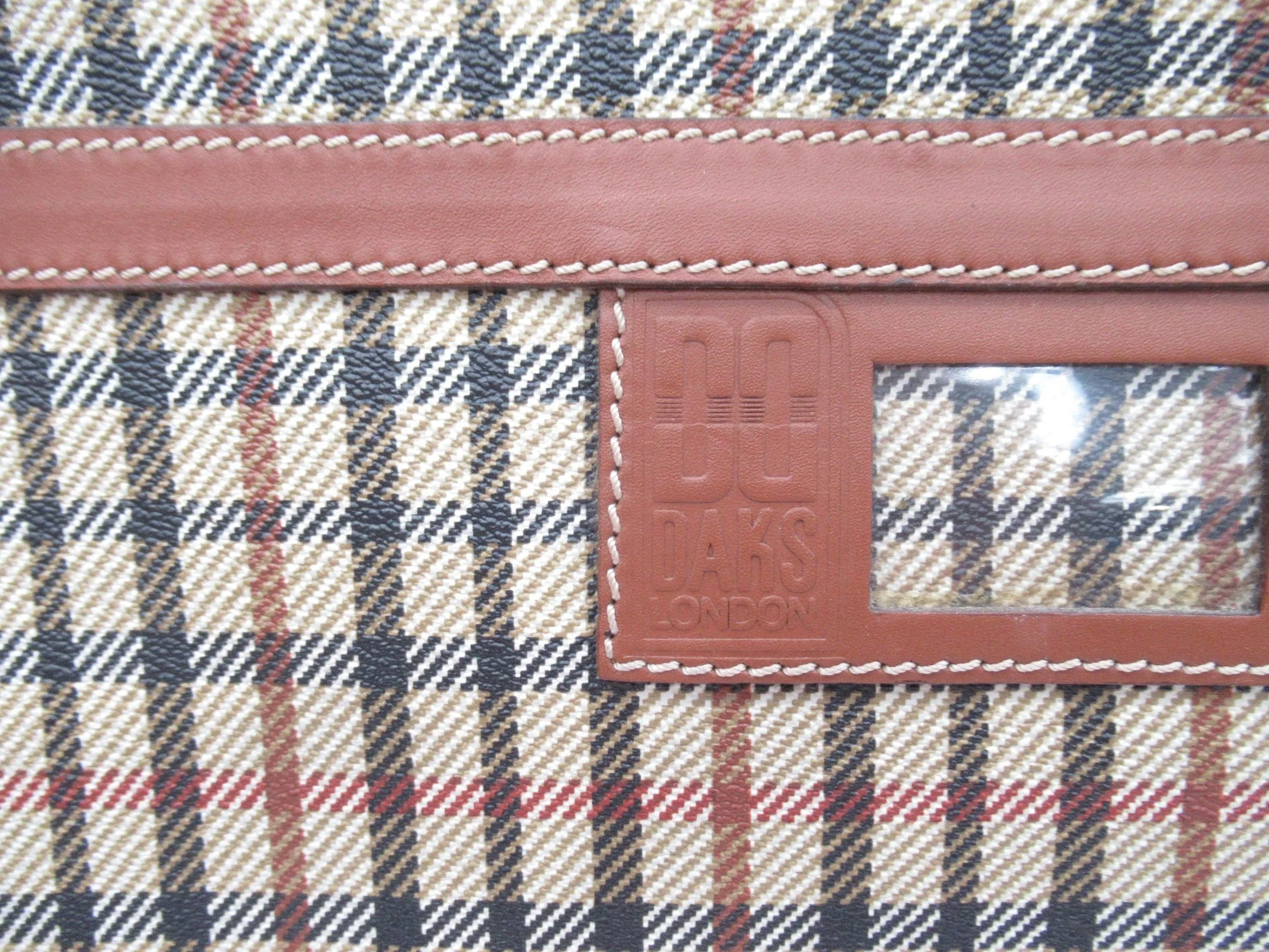 Daks Signature Satchel Bag Buckle Document Menswear | Preloved - Image 3