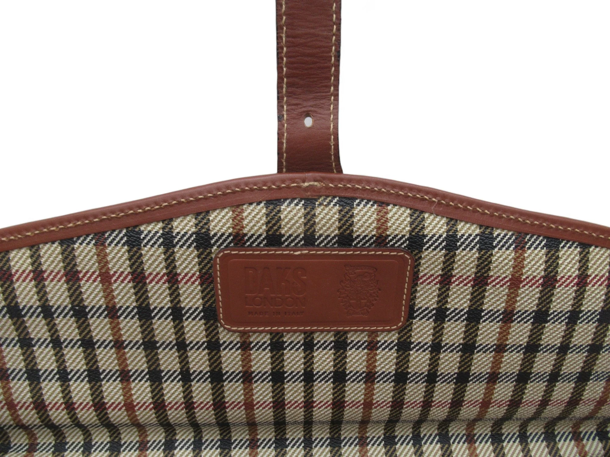 Daks Signature Satchel Bag Buckle Document Menswear | Preloved - Image 5