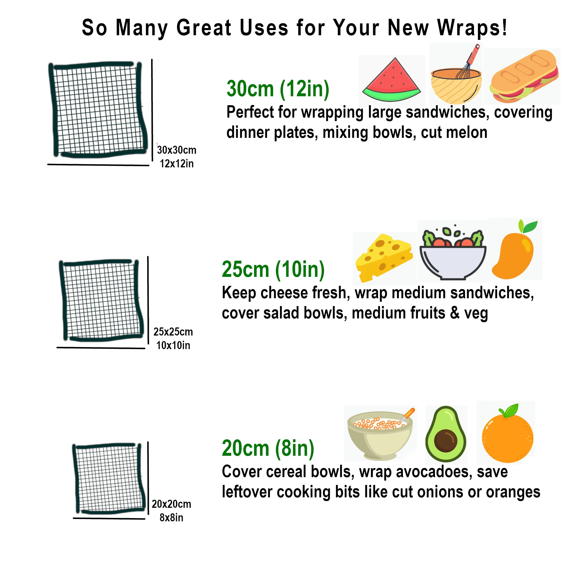 Dandelion | Set of 3 Beeswax Food Wraps | Honey Bee Good - Image 5