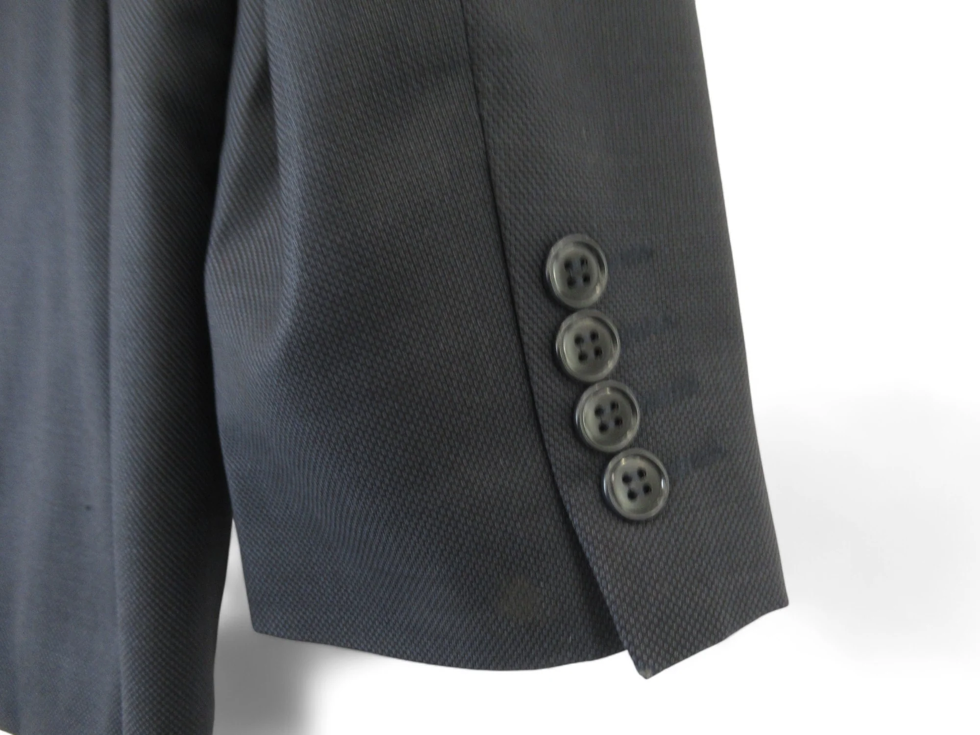 Daniel Hechter 36" Short Navy Blue Blazer Menswear | Preloved - Image 4