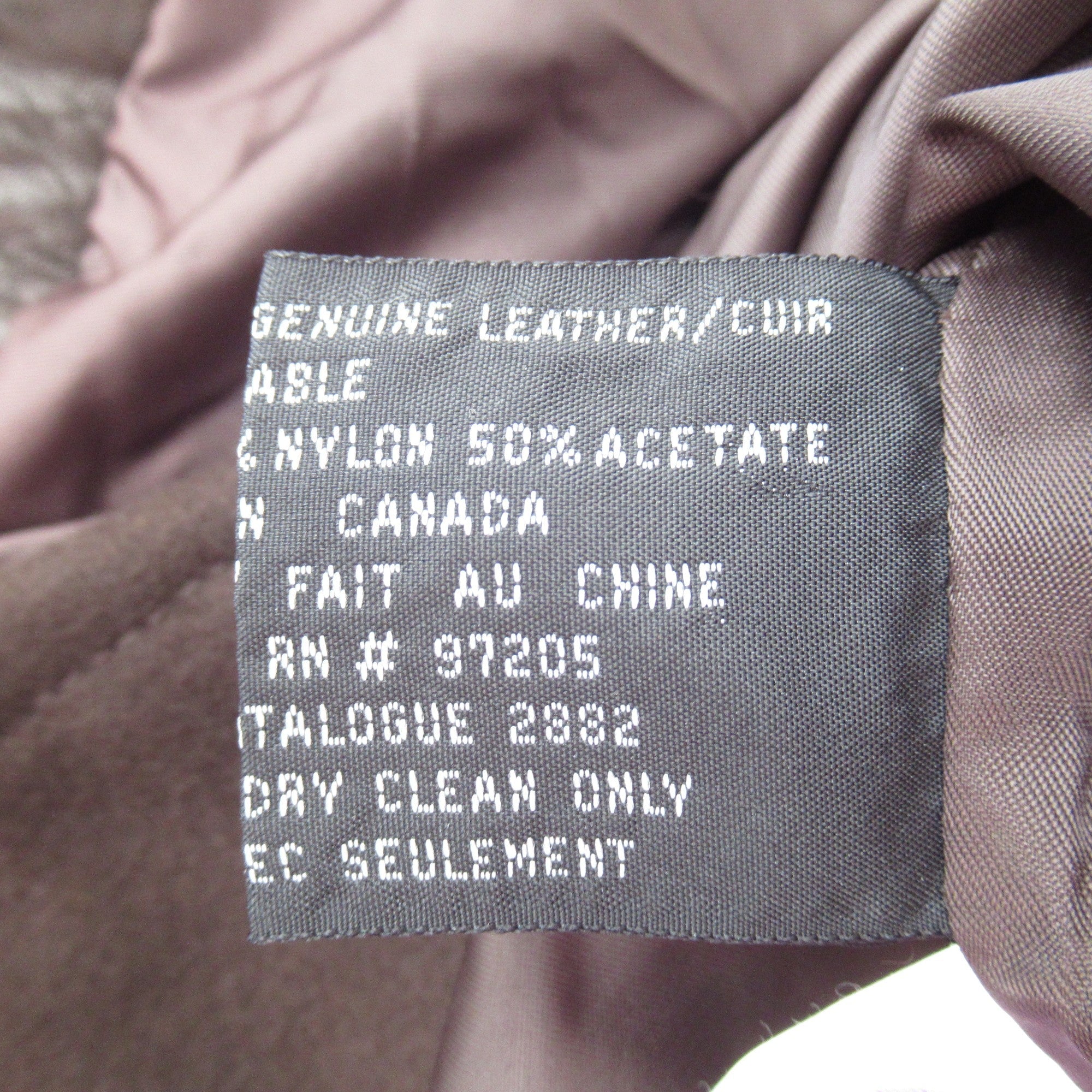 Danier Canada Large Brown Leather Coat Menswear | Preloved - Image 6