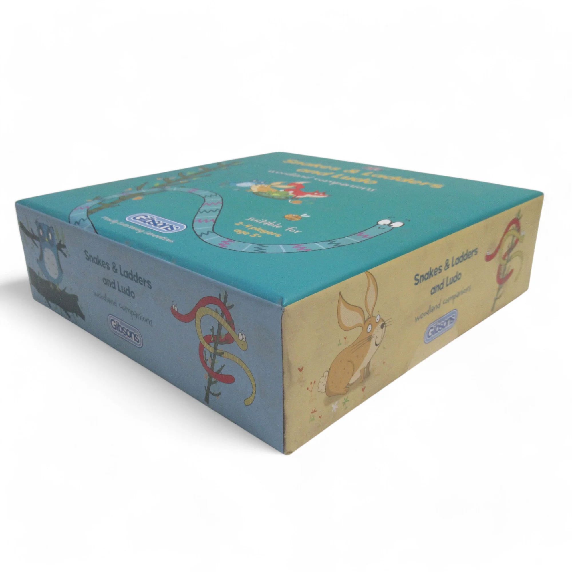 Gibsons Snakes & Ladders and Ludo Woodland Companions Game | Preloved - Image 5