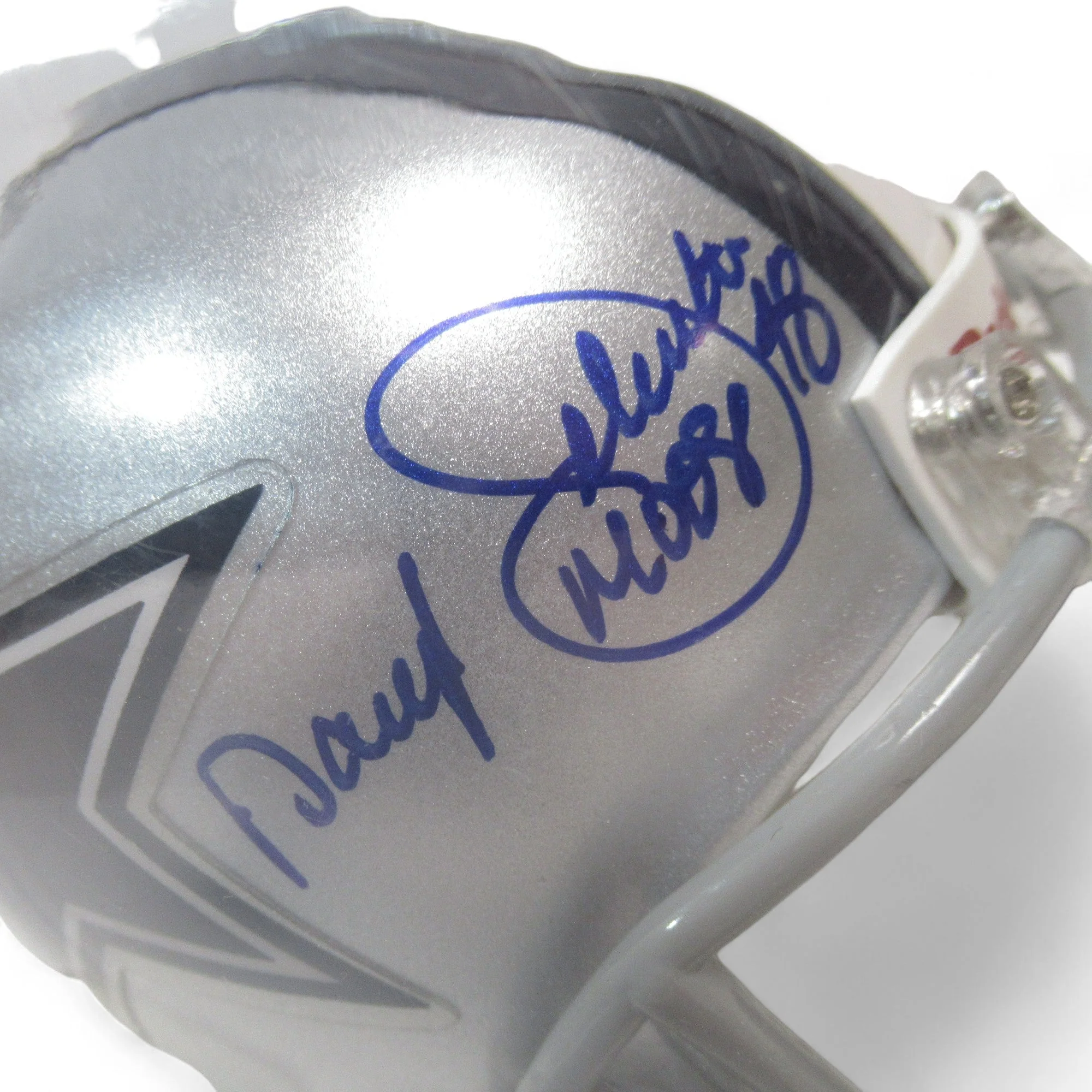 Daryl Johnston Signed Dallas Cowboys Replica NFL Helmet | Preloved - Image 2