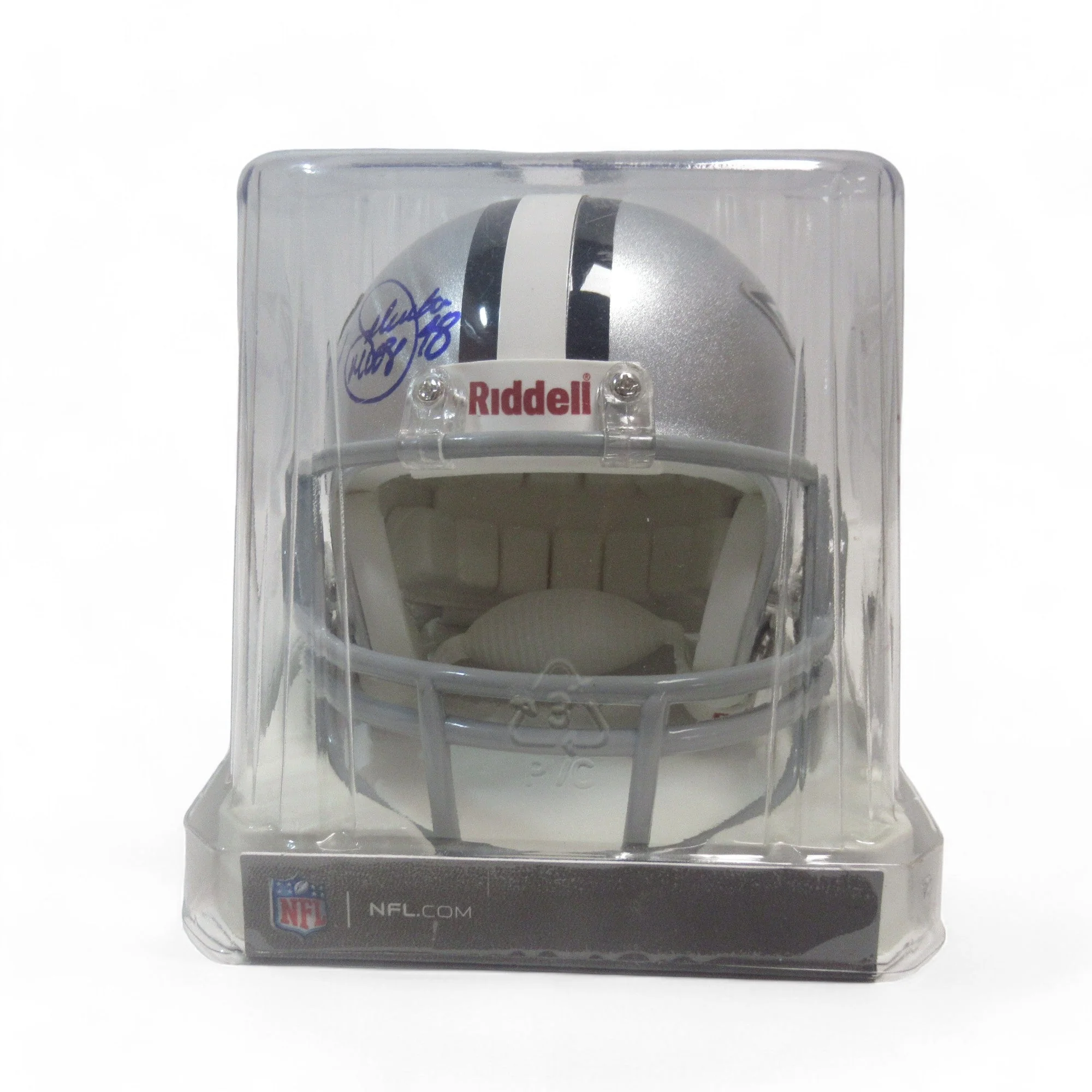 Daryl Johnston Signed Dallas Cowboys Replica NFL Helmet | Preloved - Image 3