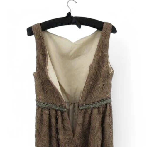 David Fielden Bridesmaid Dress Brown UK 16 Womenswear | Pre-loved - Image 4