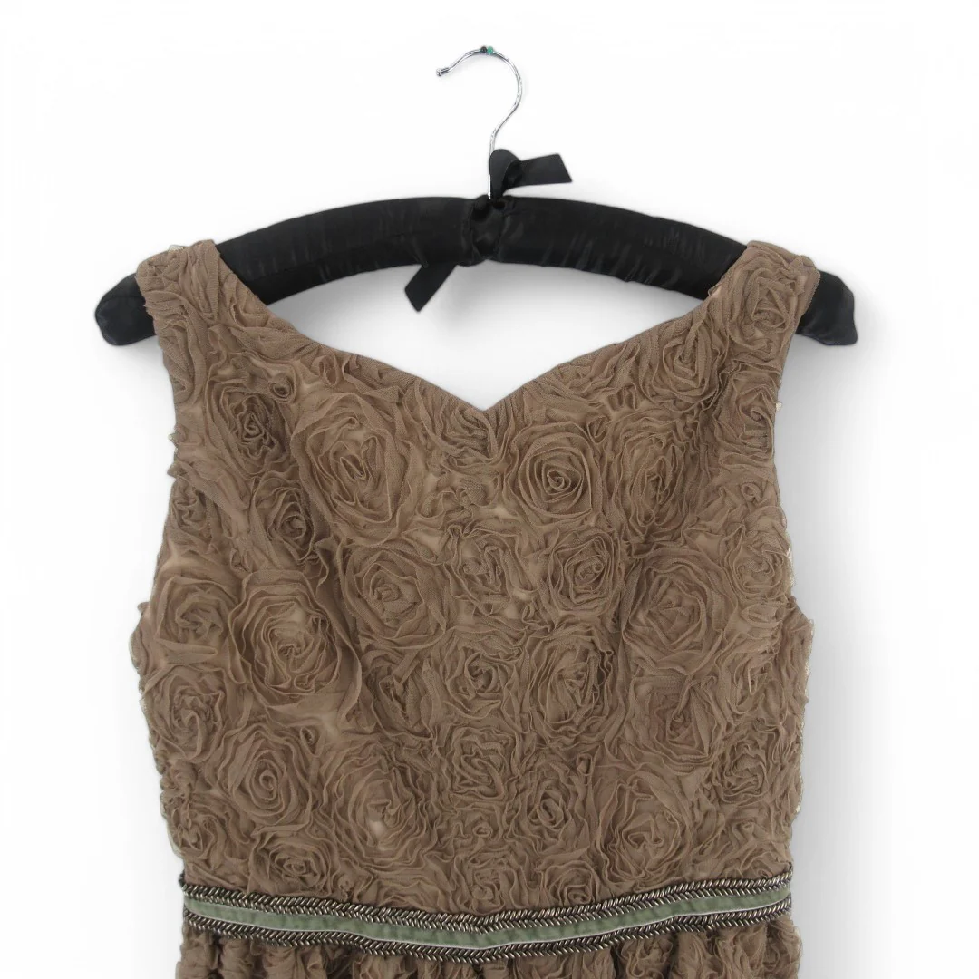 David Fielden Bridesmaid Dress Brown UK 16 Womenswear | Pre-loved - Image 7
