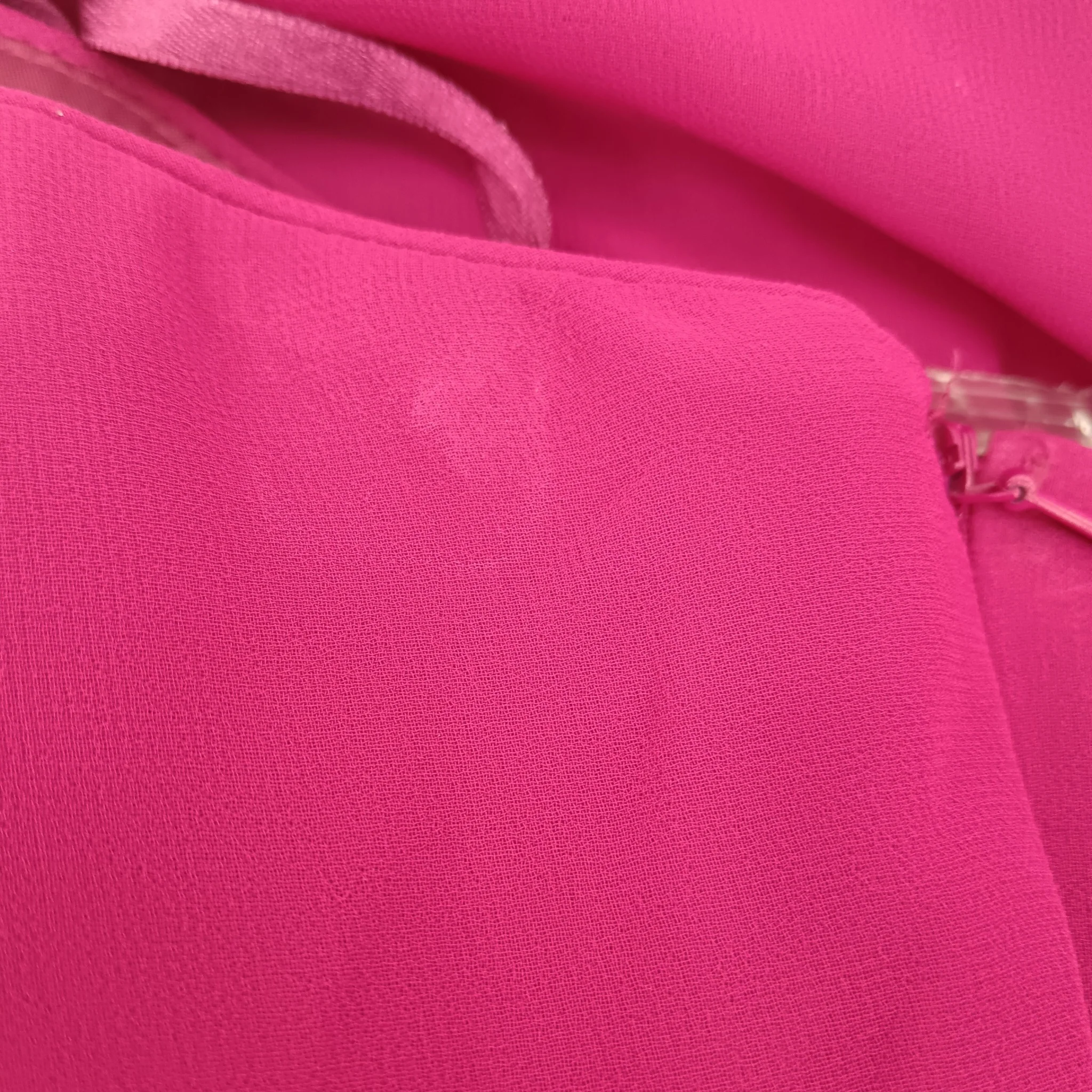 Debut Poppy Bandeau Long Strappy Bridesmaid Dress Bright Pink UK 10- Tags On - Womenswear | Pre-loved - Image 4