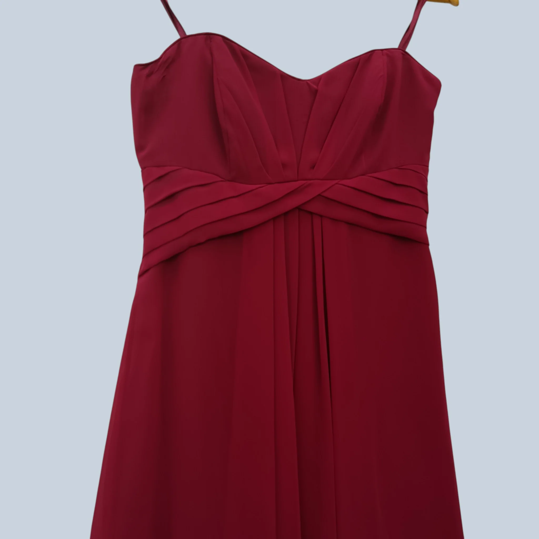 Debut Poppy Bandeau Long Strappy Bridesmaid Dress Bright Pink UK12- Tags On - Womenswear | Pre-loved - Image 3