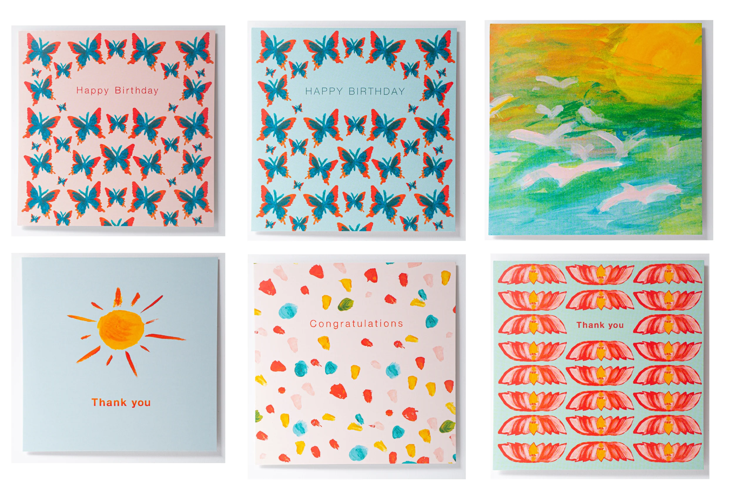 Designed by Refugees Assorted Greeting Cards Multi Pack Set of 6 - Image 2
